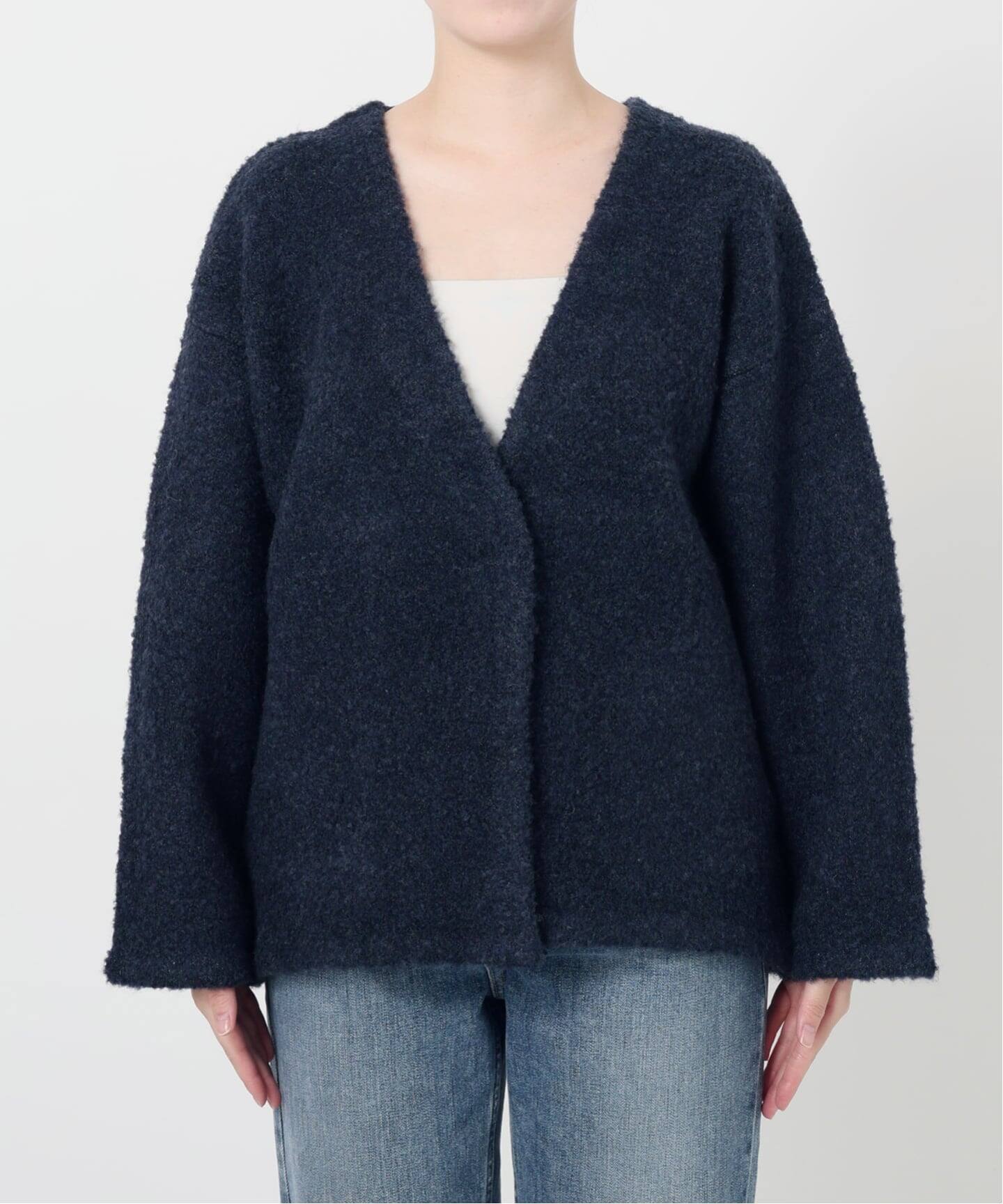 洗える】ブークレニットジャケット（その他ジャケット・スーツ）｜La