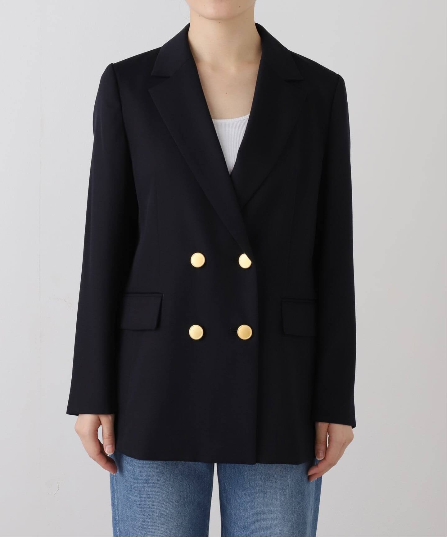 新品 2024AW La Totalite T/Wダブルブレスト ジャケット T/Wダブルブレストジャケット（テーラードジャケット）｜La Totalite