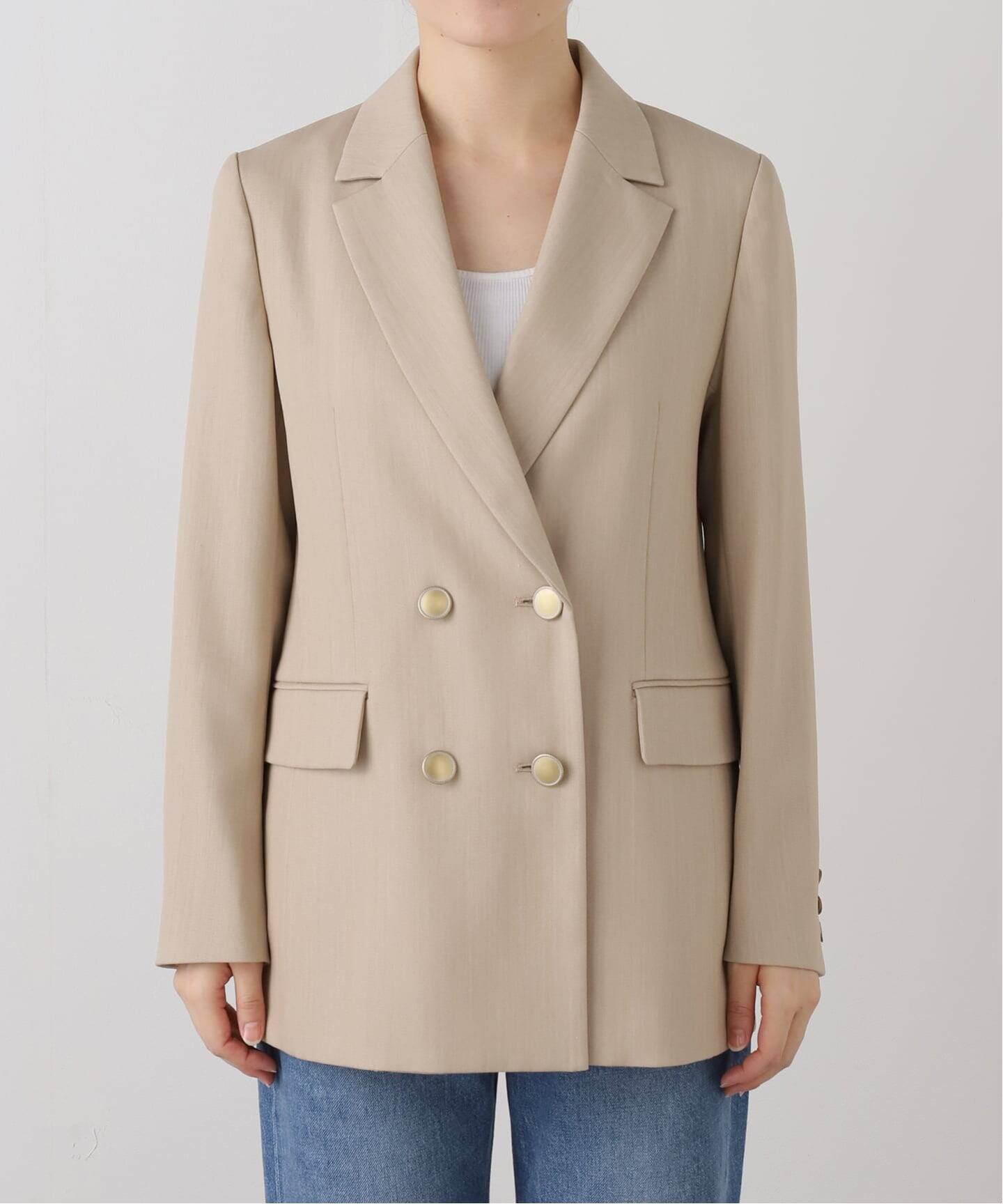 T/Wダブルブレストジャケット（テーラードジャケット）｜La Totalite