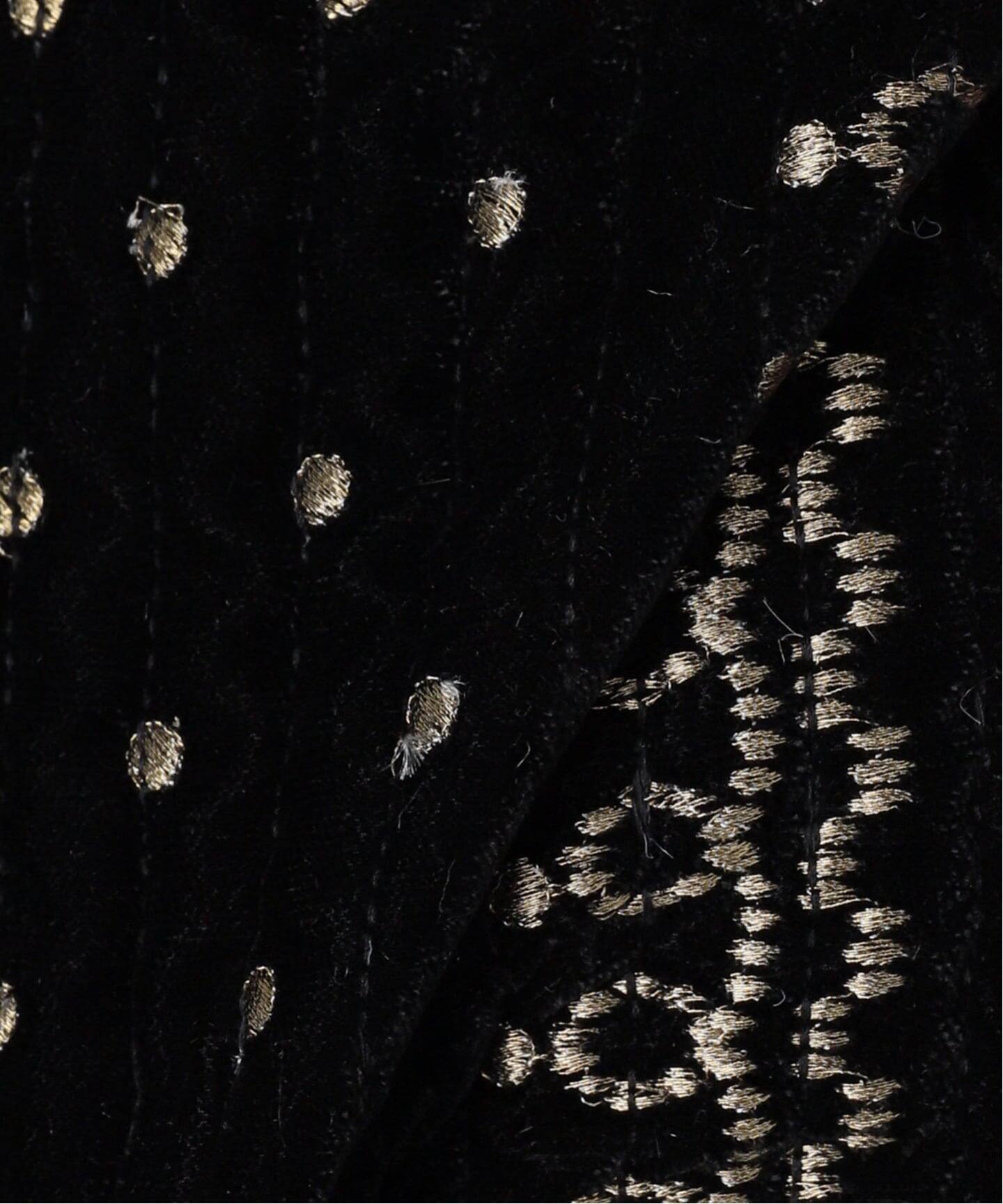 洗える】TORRAZZO DONNA/トラッゾドンナ ベロアエンブロイダリー