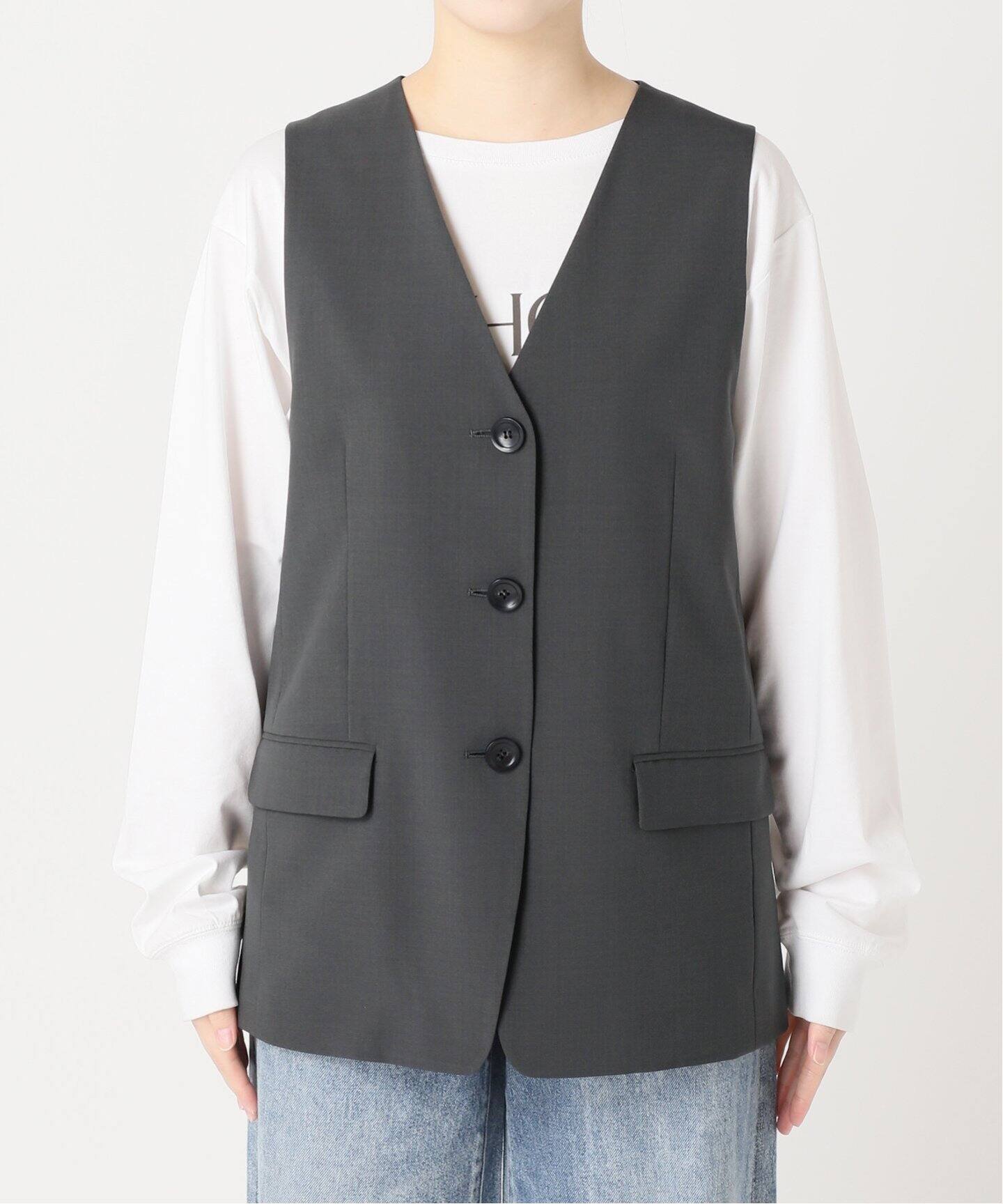 ウーステッドジレ（ジレ）｜Spick and Span（スピック＆スパン）の通販 