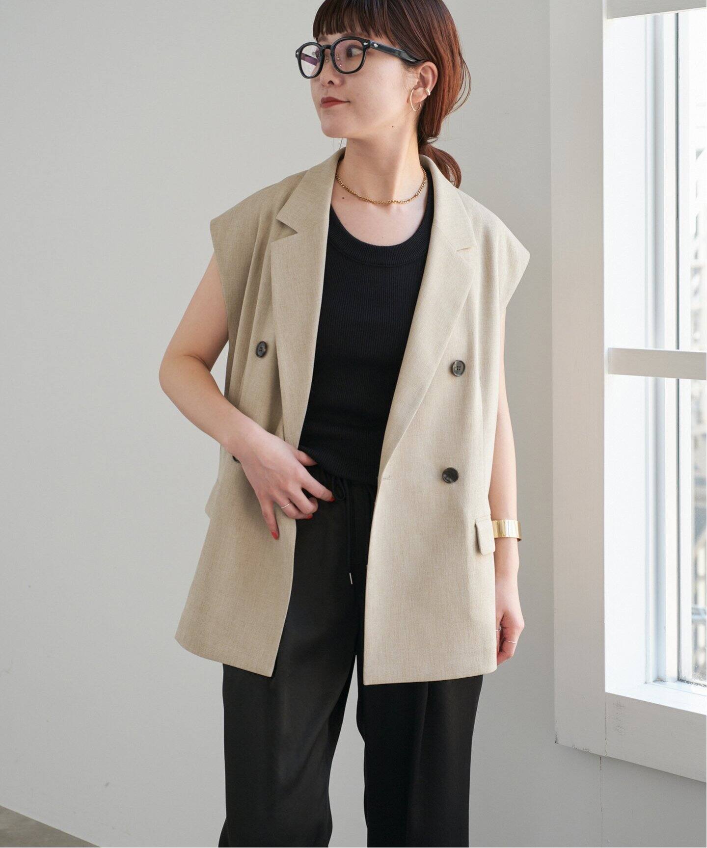 割引価格 ドライメランジジレ（ジレ）｜Spick Span（スピック＆スパン and トップス