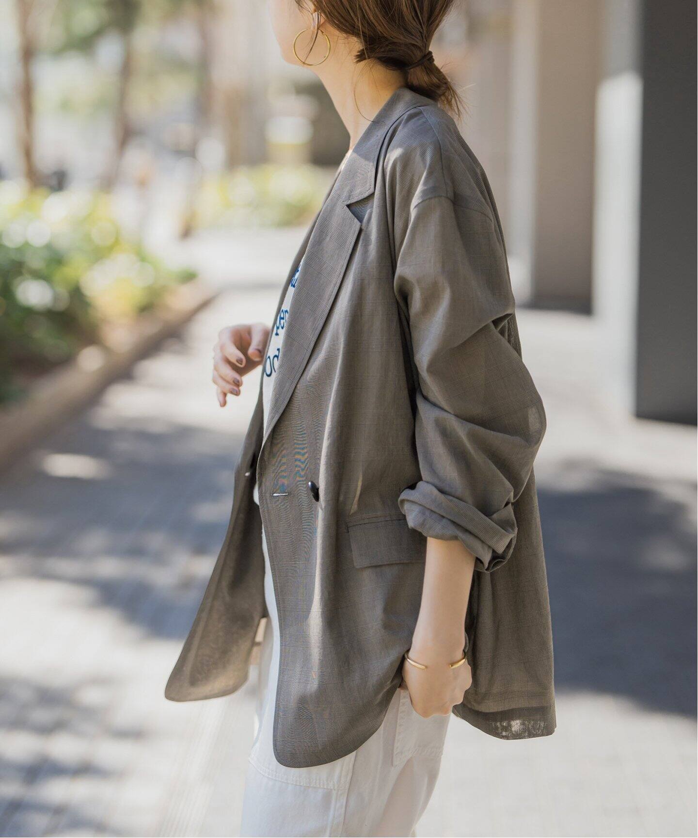 【完売品】Spick and Span シアーオーガンジージャケット spickandspan シアーオーガンジージャケット