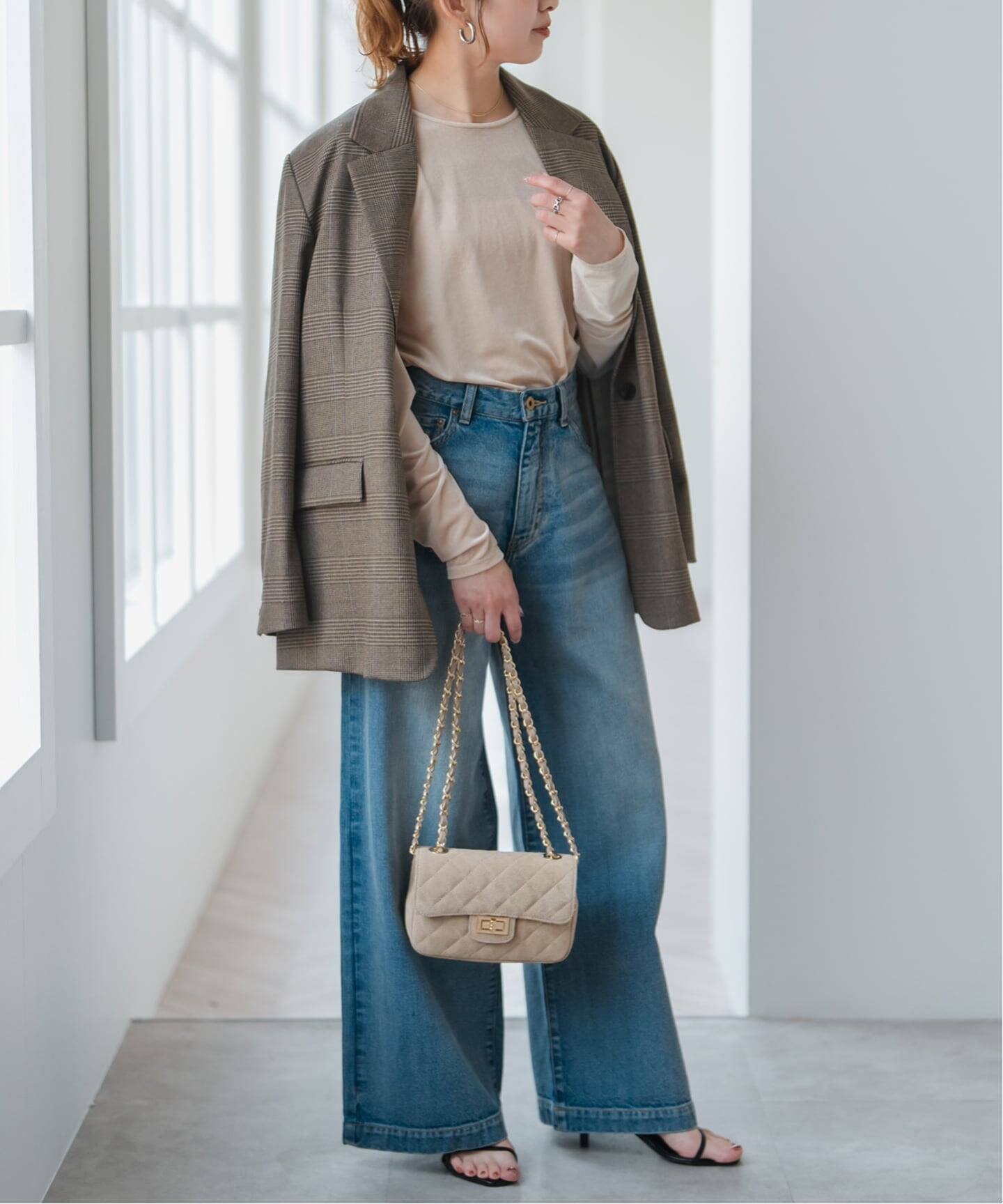 クラシカルチェックジャケット（テーラードジャケット）｜Spick and