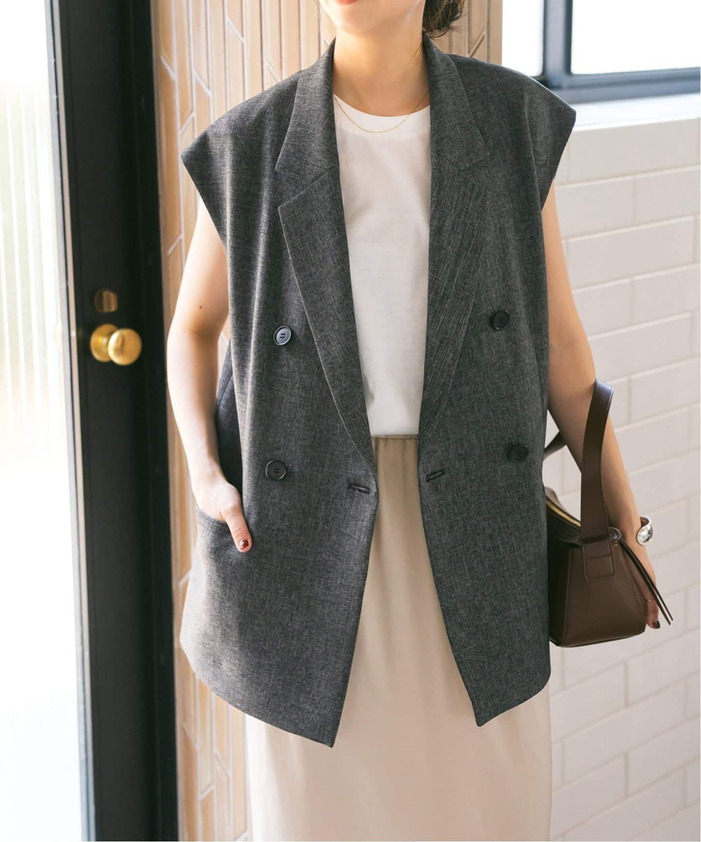 追加》メランジダブルブレストジレ（ジレ）｜Spick and Span