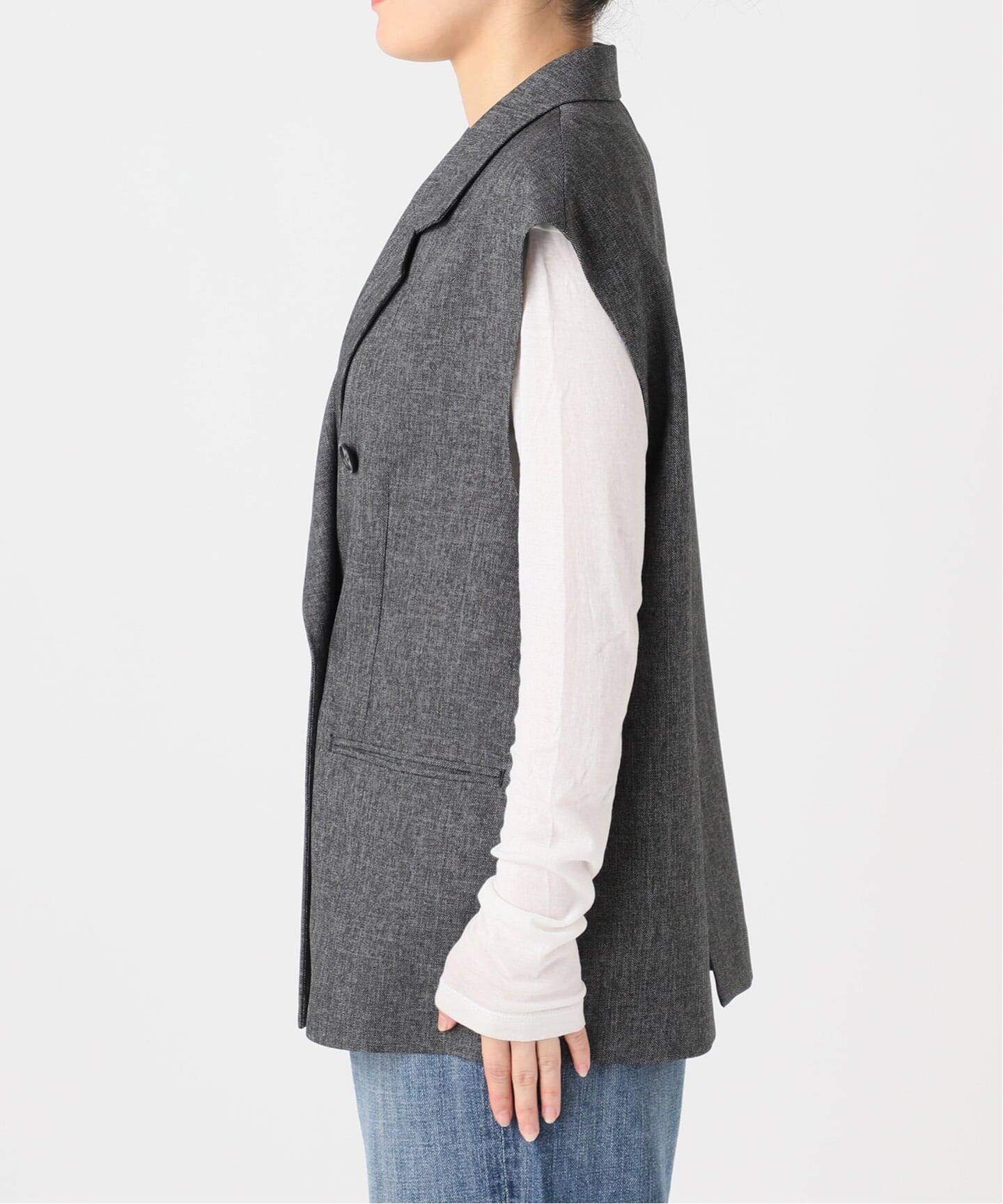 未使用‼️人気完売品‼️spick and span ドライメランジジレ　グレー ドライメランジジレ（ジレ）｜Spick and Span（スピック＆スパン）の