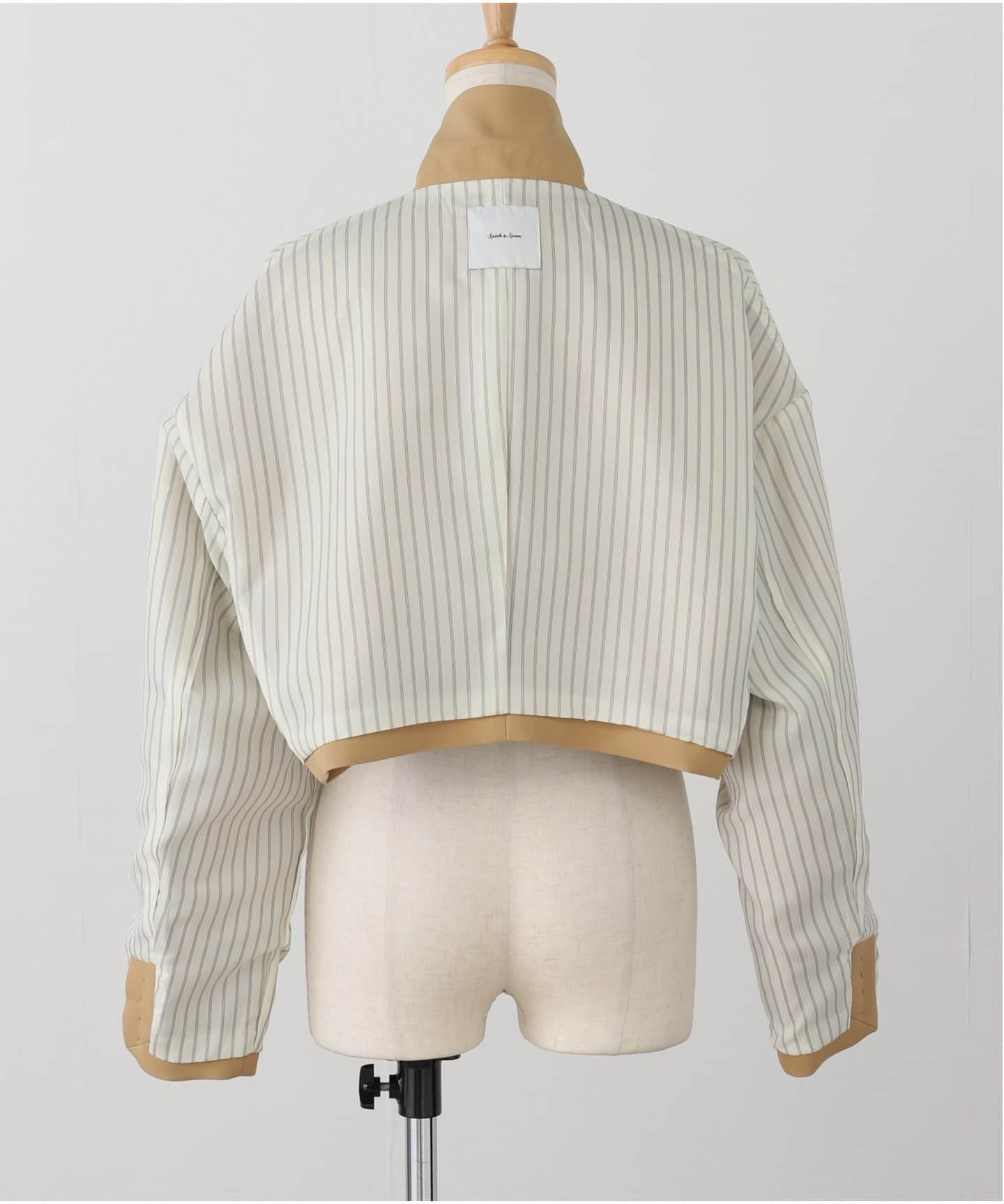 Spick & Span ベージュショートジャケット 楽天市場】【SALE／30%OFF】ハーフスリーブショートジャケット