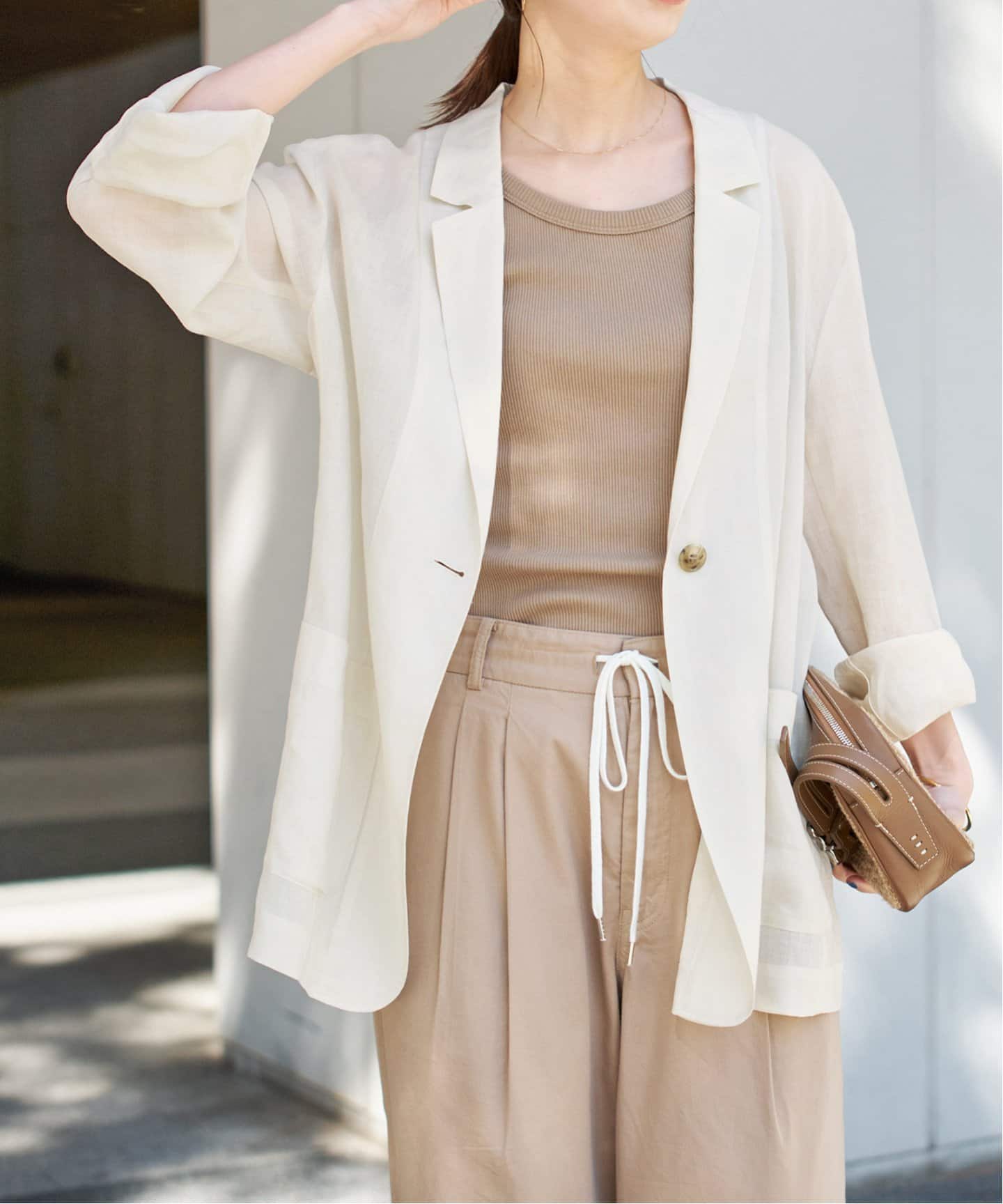 ラミーミックスシアージャケット（テーラードジャケット