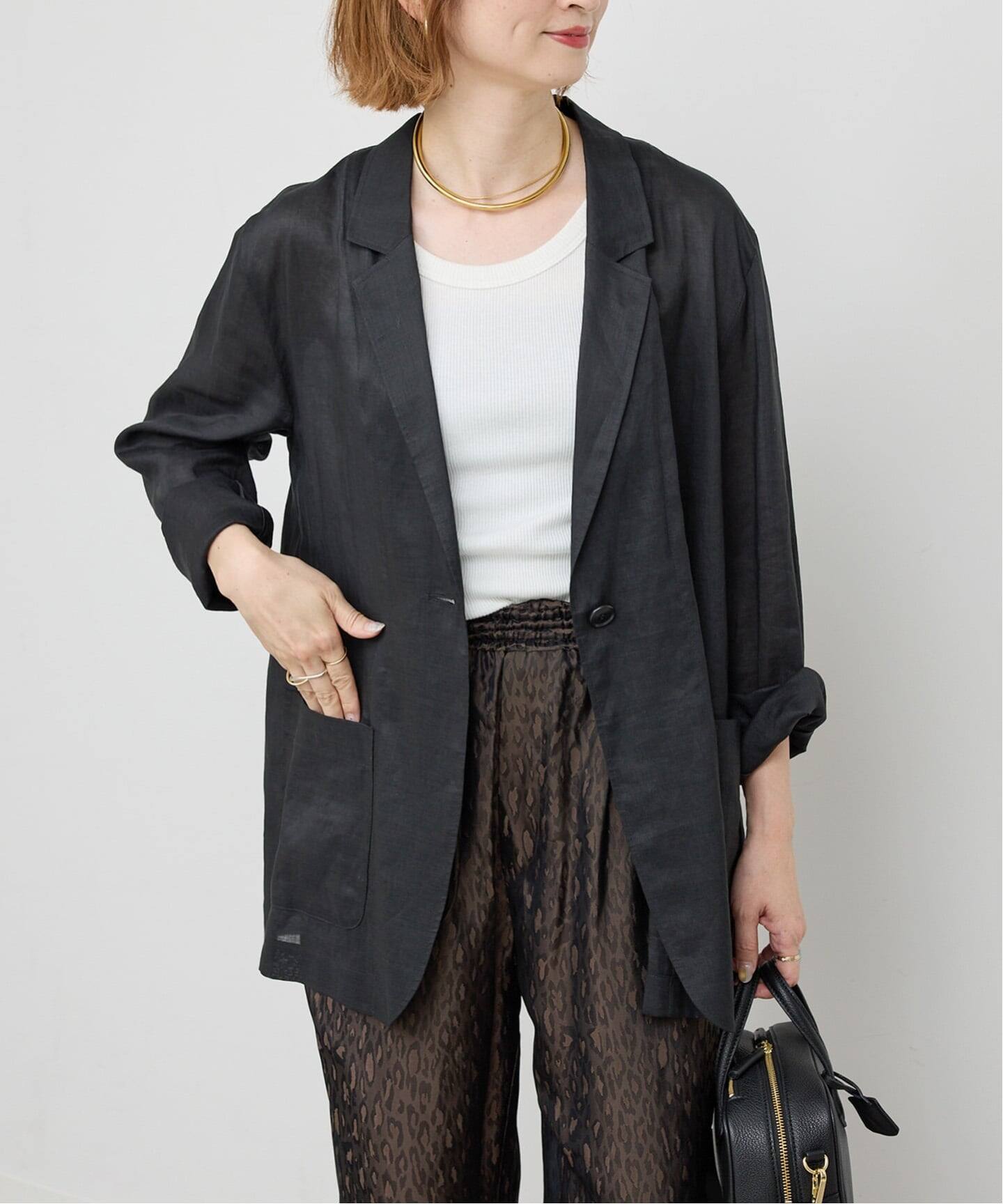 追加》ラミーミックスシアージャケット（テーラードジャケット