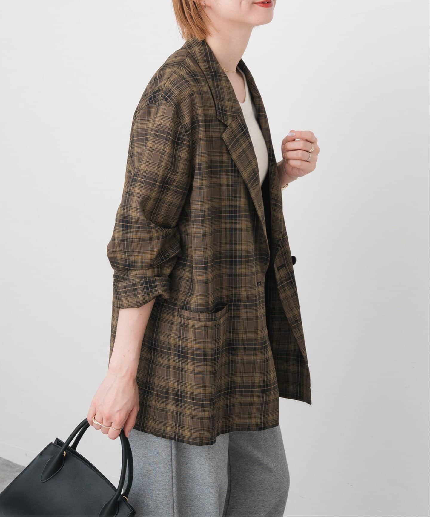 試着のみ美品★Spick and Span シアーコットンツイルルーズジャケット 手洗い可 / TWシアールーズジャケット（その他ジャケット