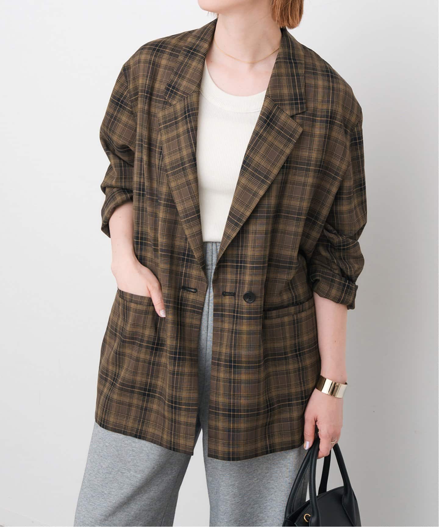 Spick & Span シアーコットンツイルルーズジャケット Spick & Span（スピックアンドスパン）の「≪追加≫シアー