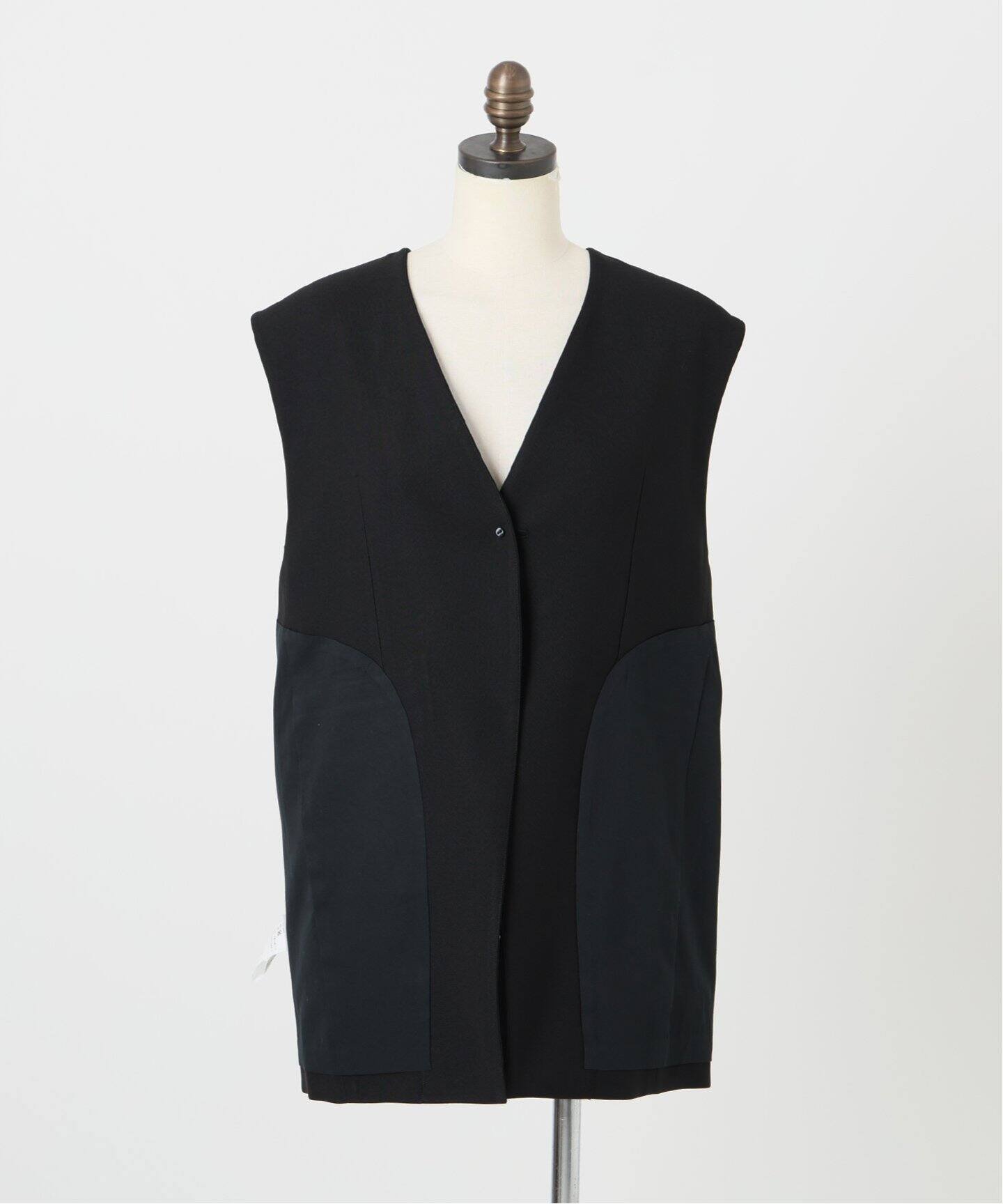 ⭐︎今期商品⭐︎Spick &amp; Span ロングジレ Vカラーロングジレ（ジレ）｜Spick & Span（スピック＆スパン）の通販