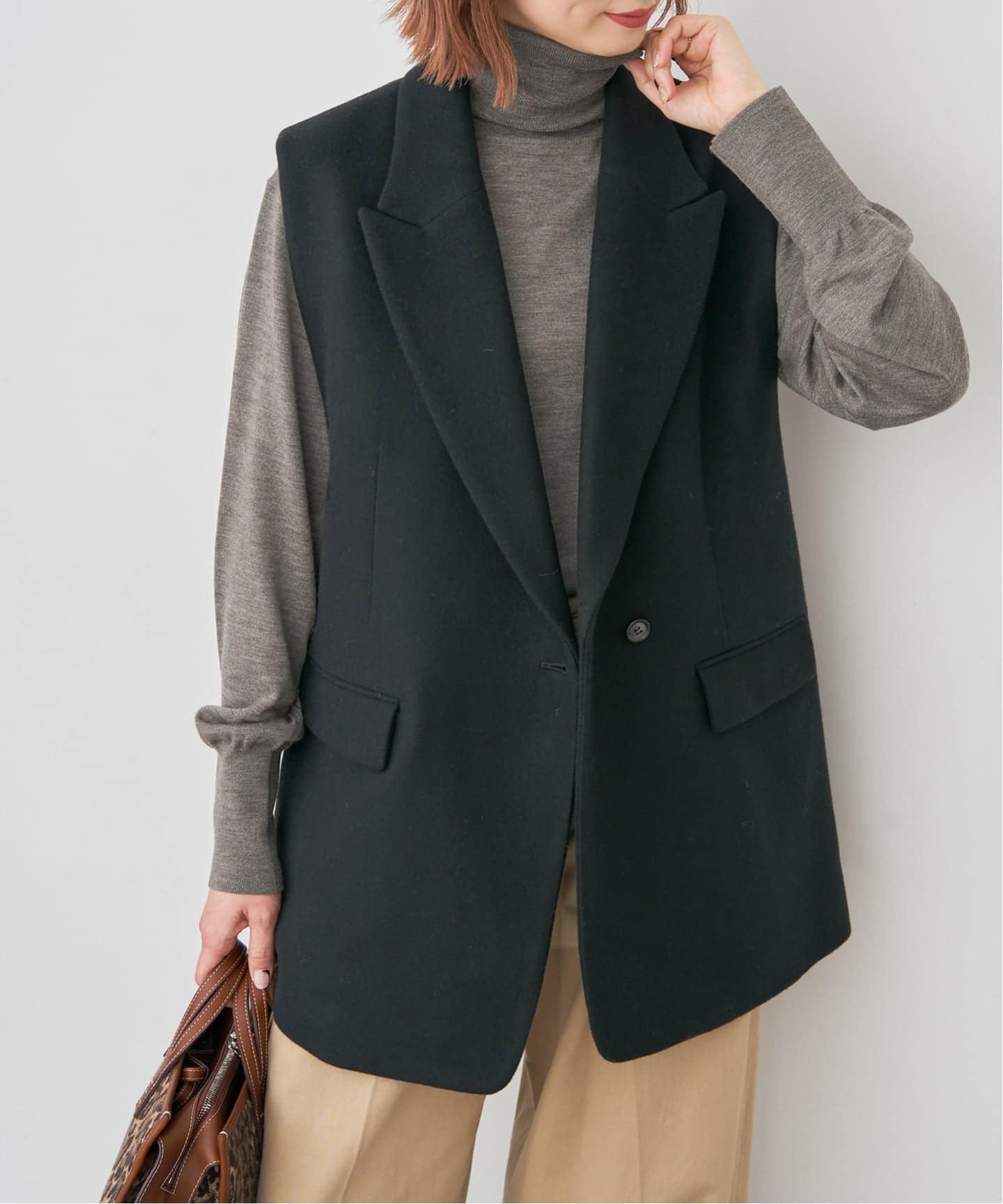 メルトンジレ(ジレ)|Spick and Span(スピック&スパン)の通販 メルトンジレ(ジレ)|Spick and Span(スピック&スパン)の通販