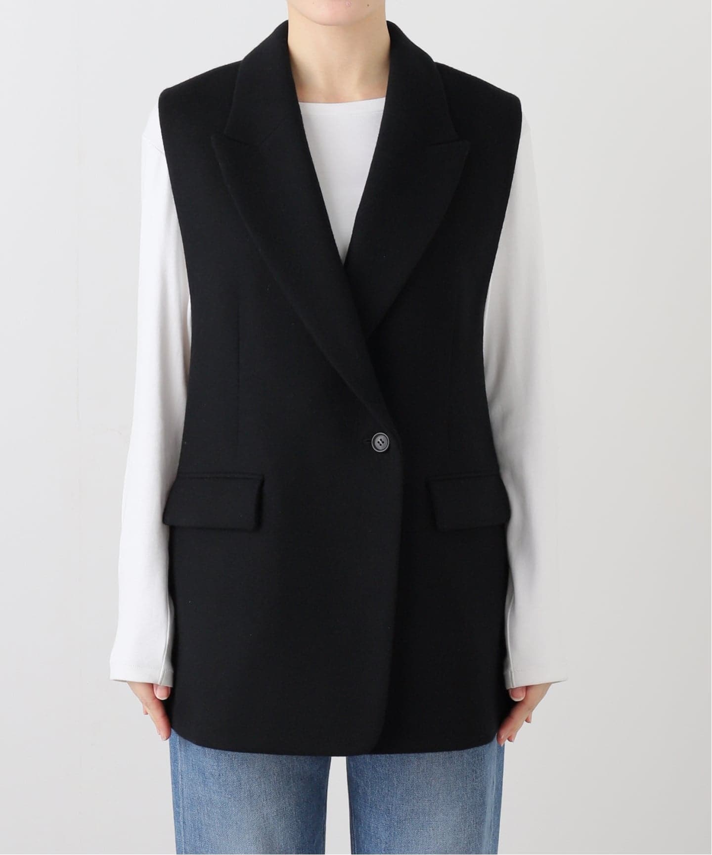 メルトンジレ(ジレ)|Spick and Span(スピック&スパン)の通販 メルトンジレ(ジレ)|Spick and Span(スピック&スパン)の通販