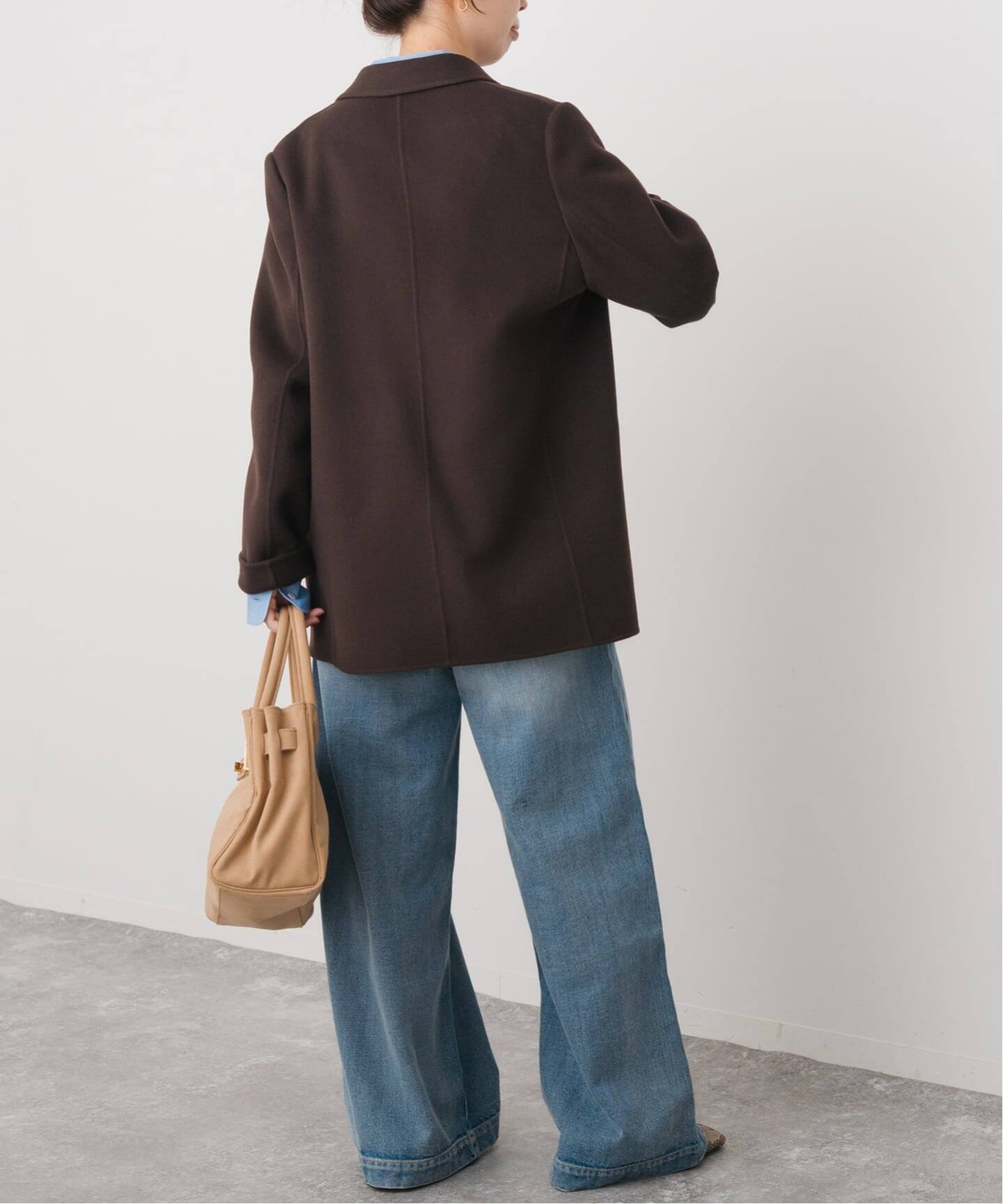 120Sビーバーピークドラベルジャケット（その他ブルゾン／アウター