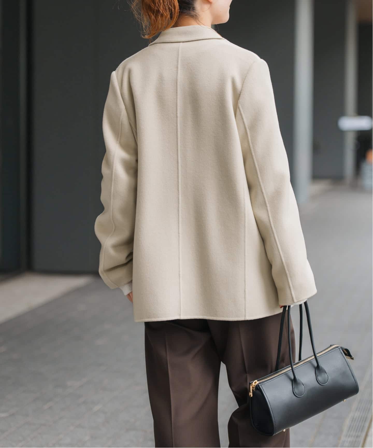 120Sビーバーピークドラベルジャケット（その他ブルゾン／アウター