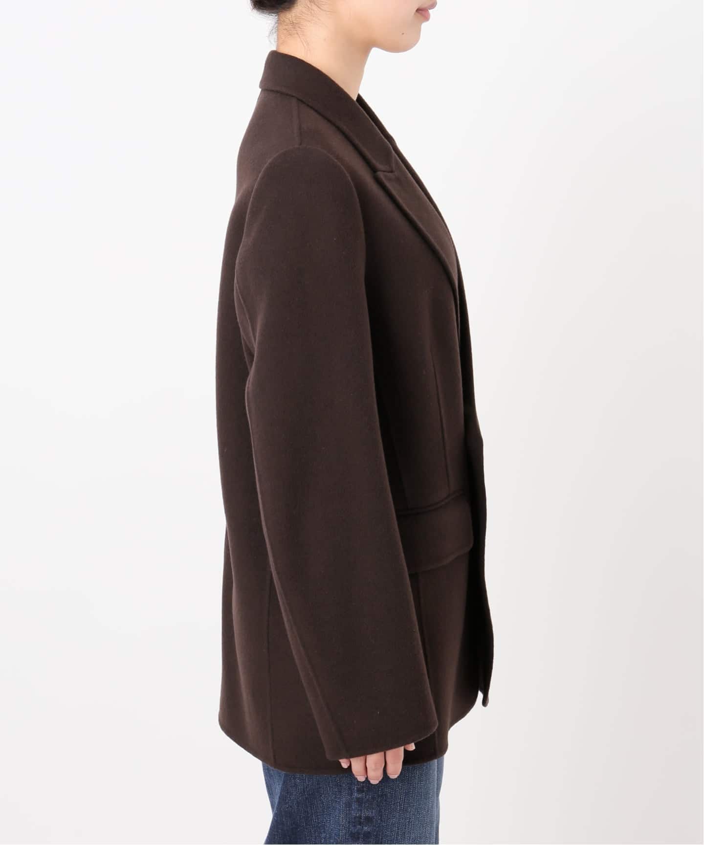 120Sビーバーピークドラベルジャケット（その他ブルゾン／アウター