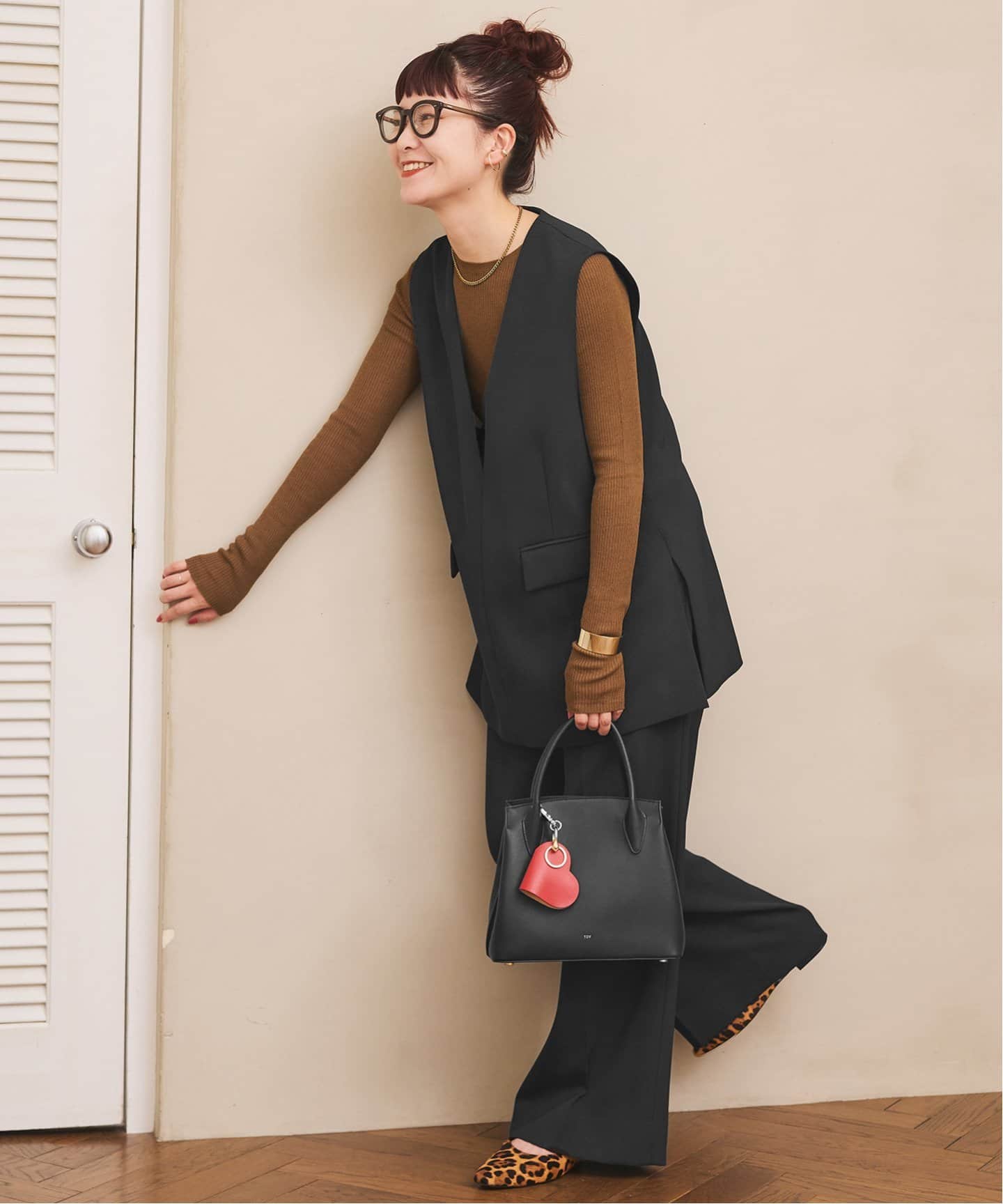ベスト ジレ TWカルゼVネックベスト レディース 予約》TWカルゼVネックベスト（ジレ）｜Spick and Span
