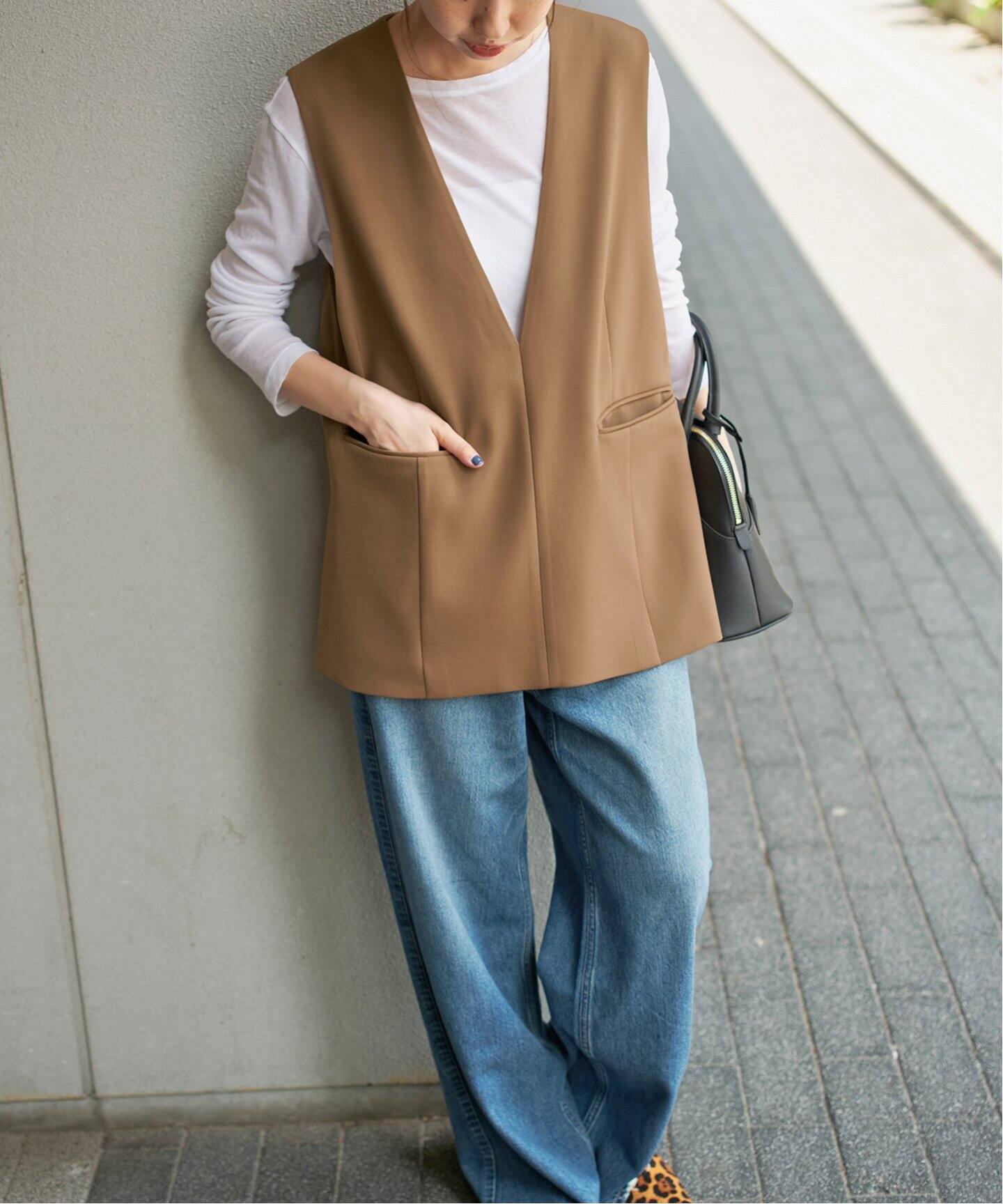 TWカルゼVネックベスト（ジレ）｜Spick and Span（スピック