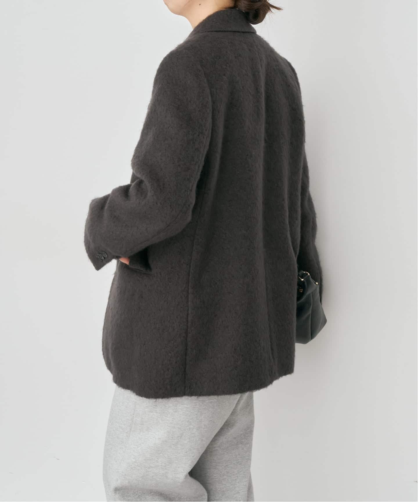 モヘヤブレンド シャギージャケット（その他ブルゾン／アウター