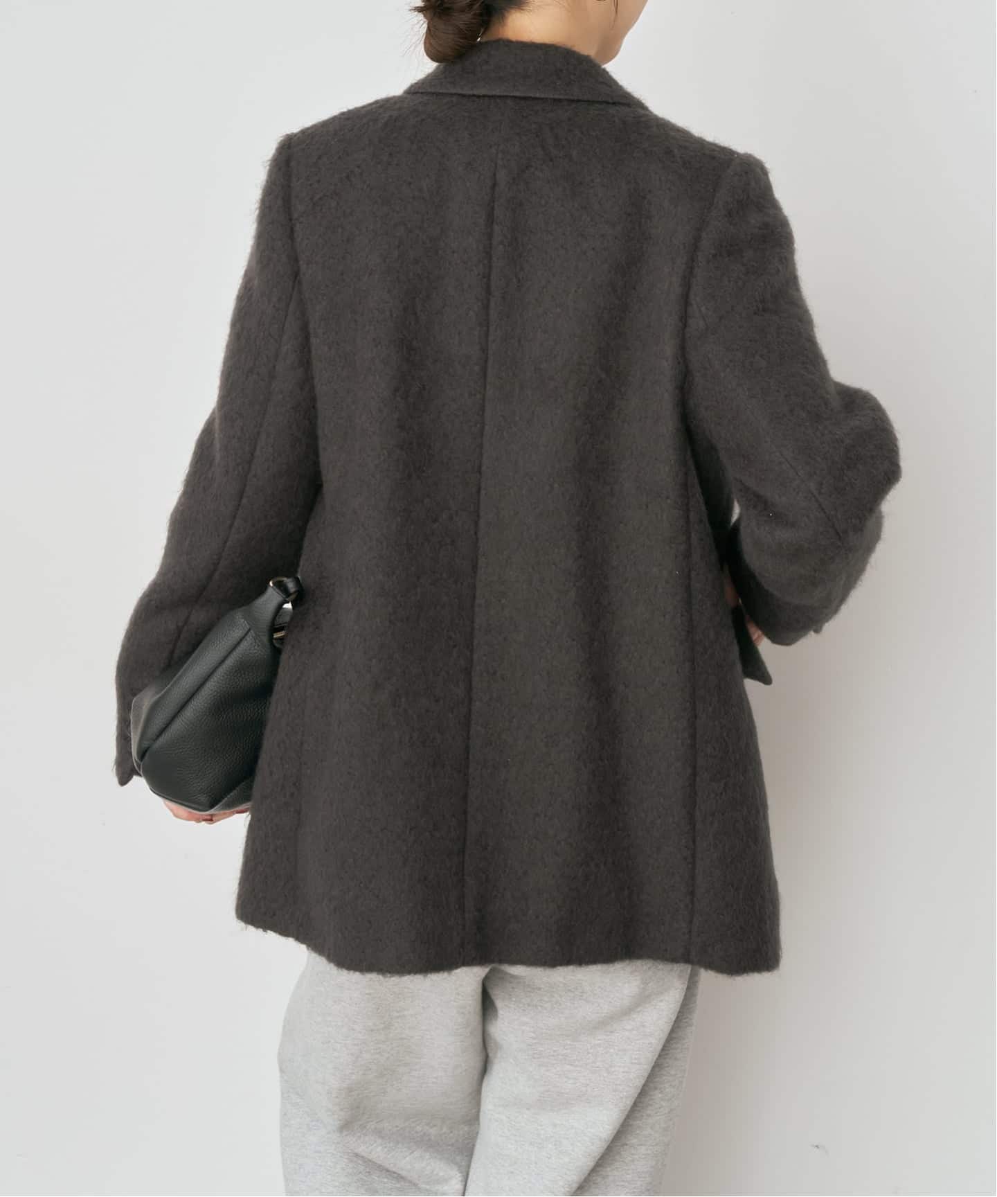 モヘヤブレンド シャギージャケット（その他ブルゾン／アウター