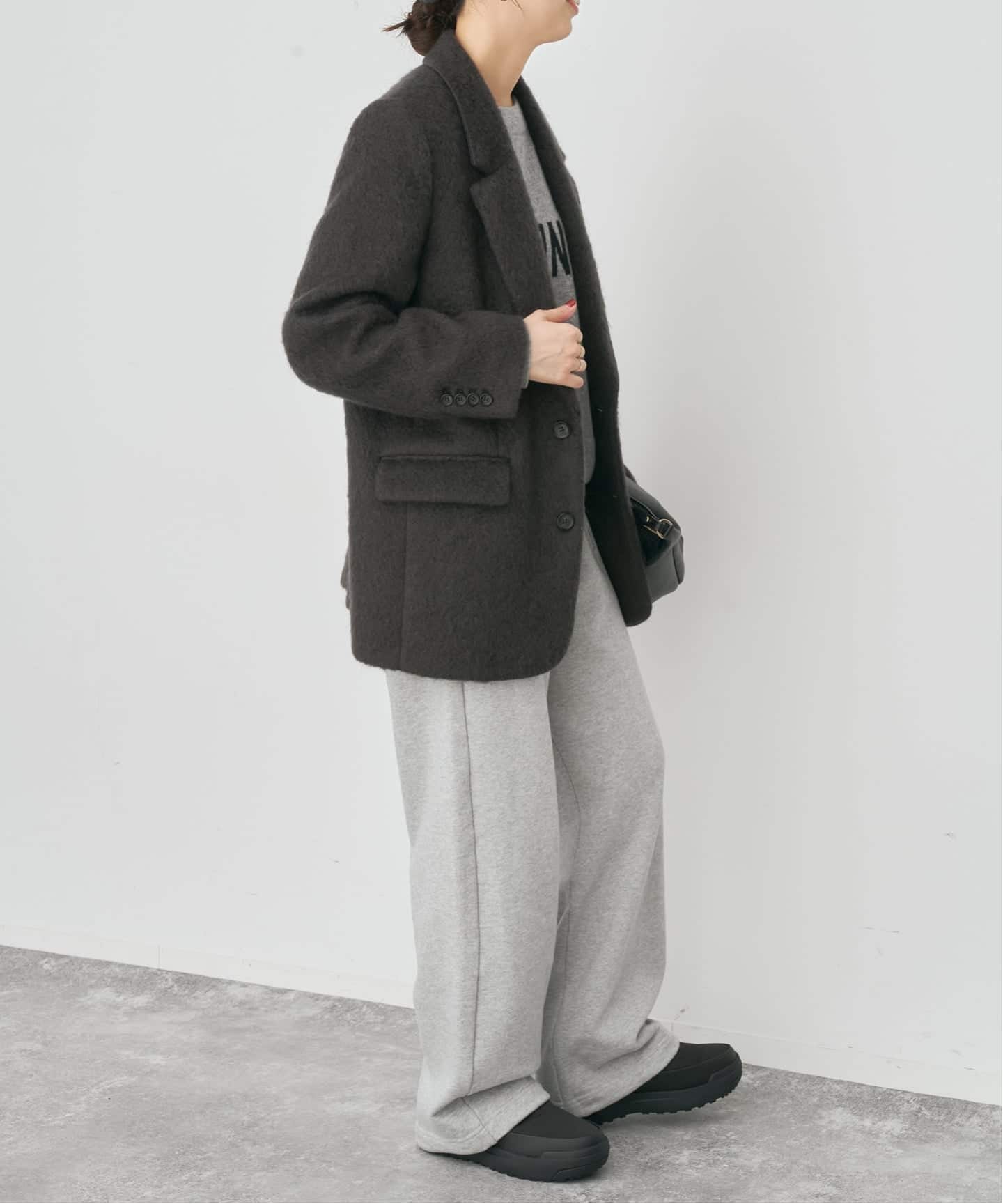 モヘヤブレンド シャギージャケット（その他ブルゾン／アウター