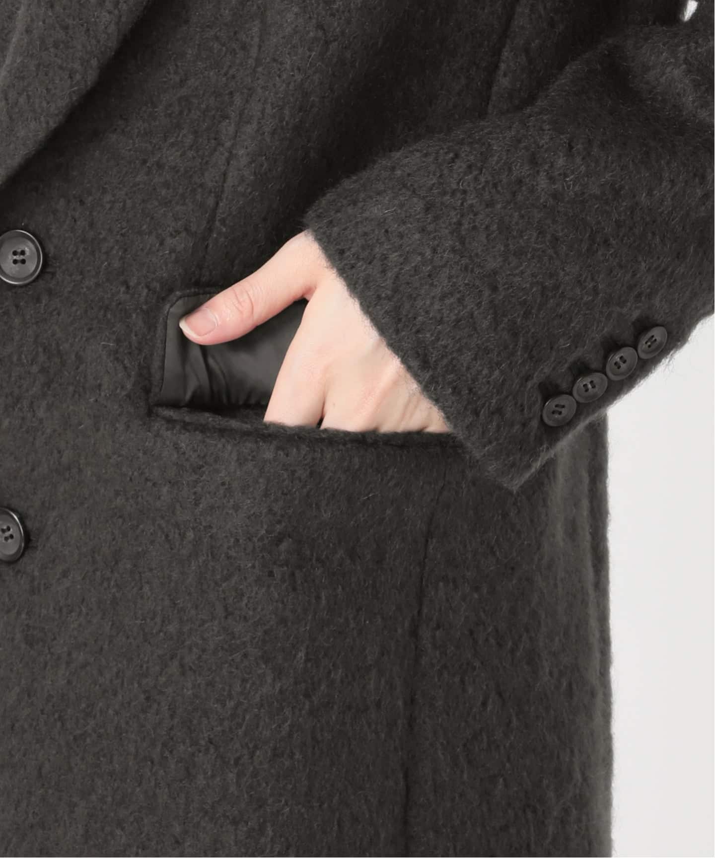 モヘヤブレンド シャギージャケット（その他ブルゾン／アウター