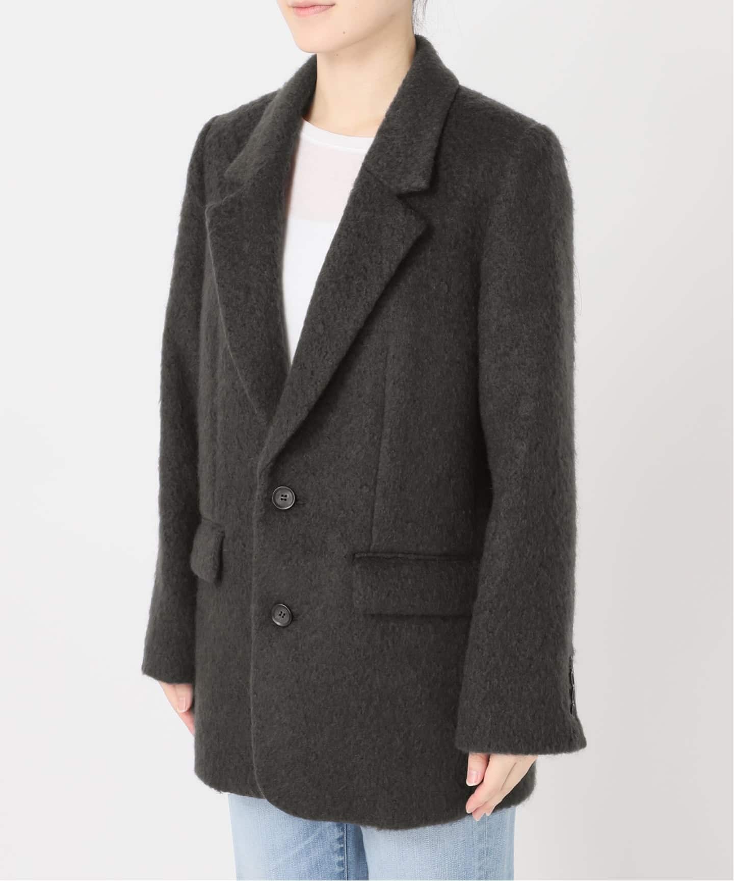 モヘヤブレンド シャギージャケット（その他ブルゾン／アウター