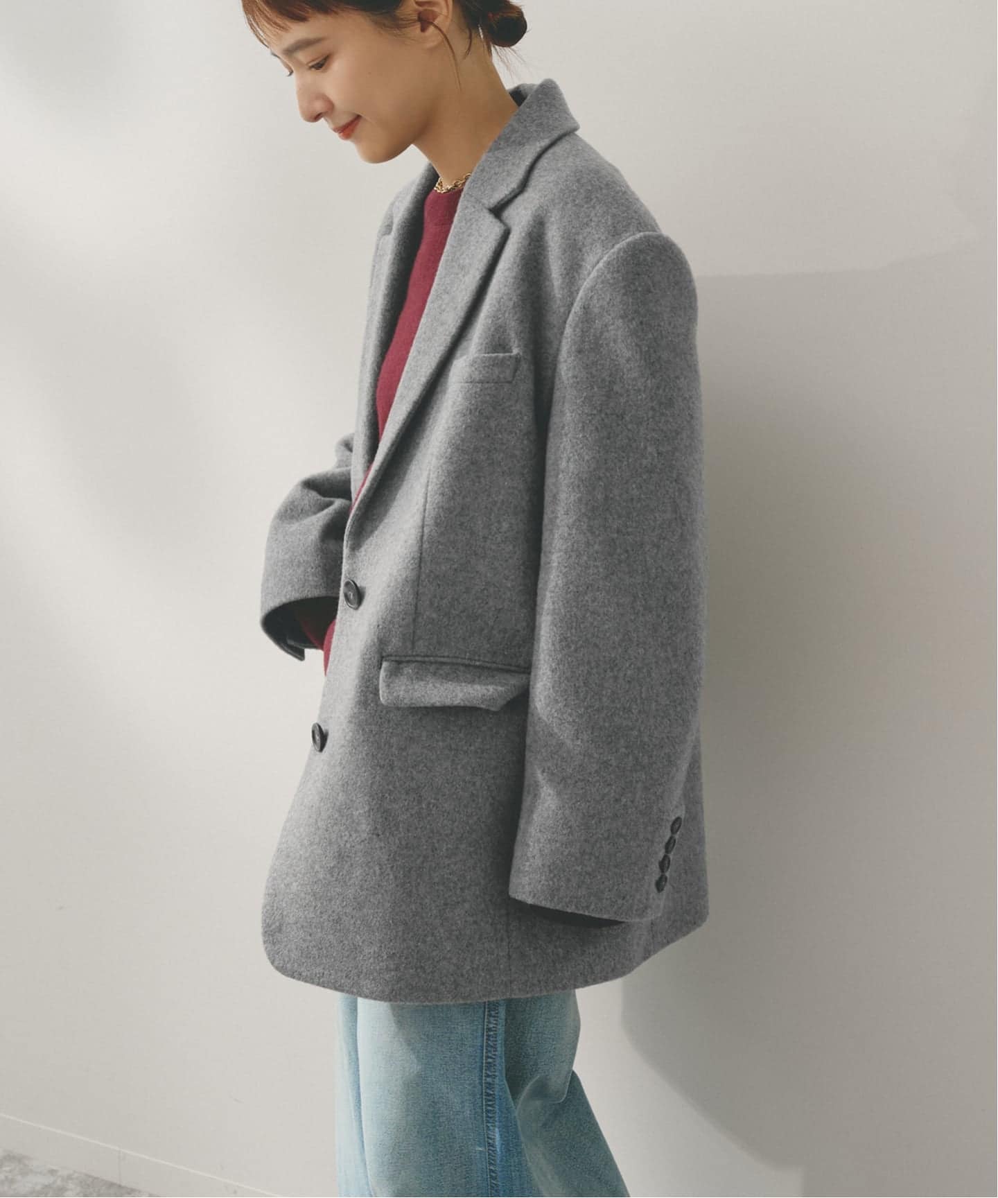 Higuchi*S ビーバーオーバージャケット（テーラードジャケット