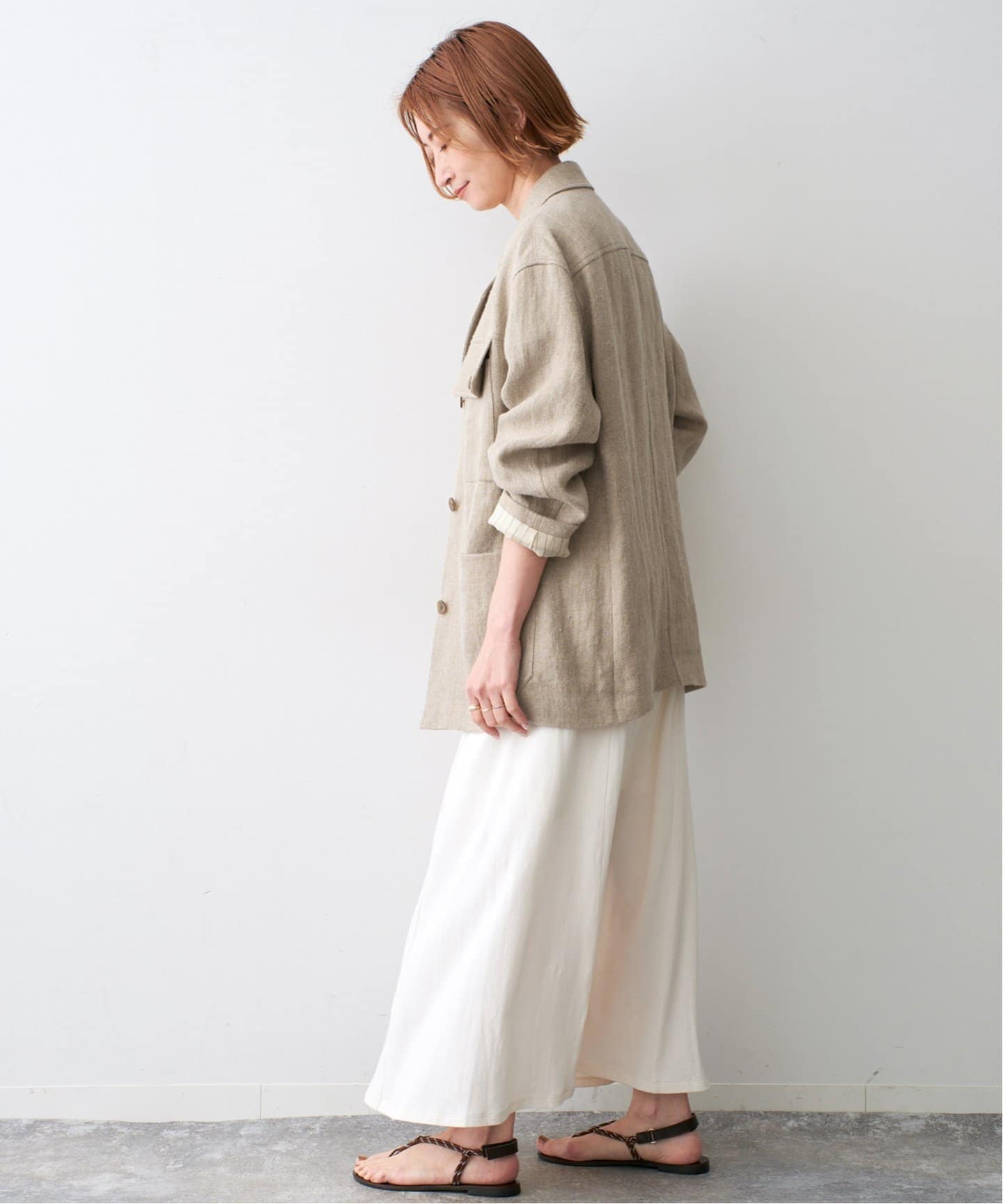 リネンサファリジャケット（ミリタリー）｜Spick and Span（スピック