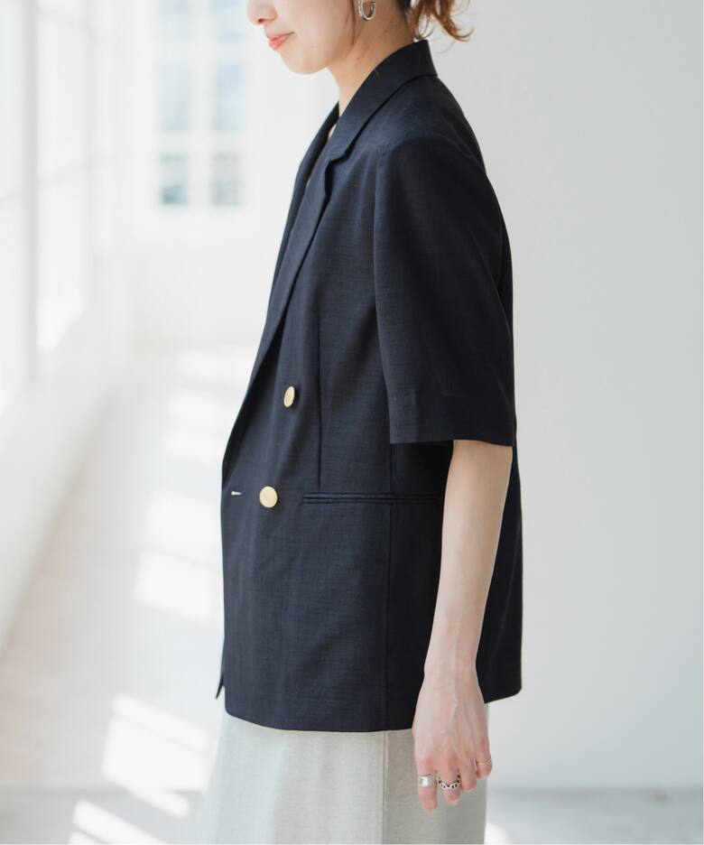 完売品】Spick & Span ライトドライクロスハーフスリーブジャケット 