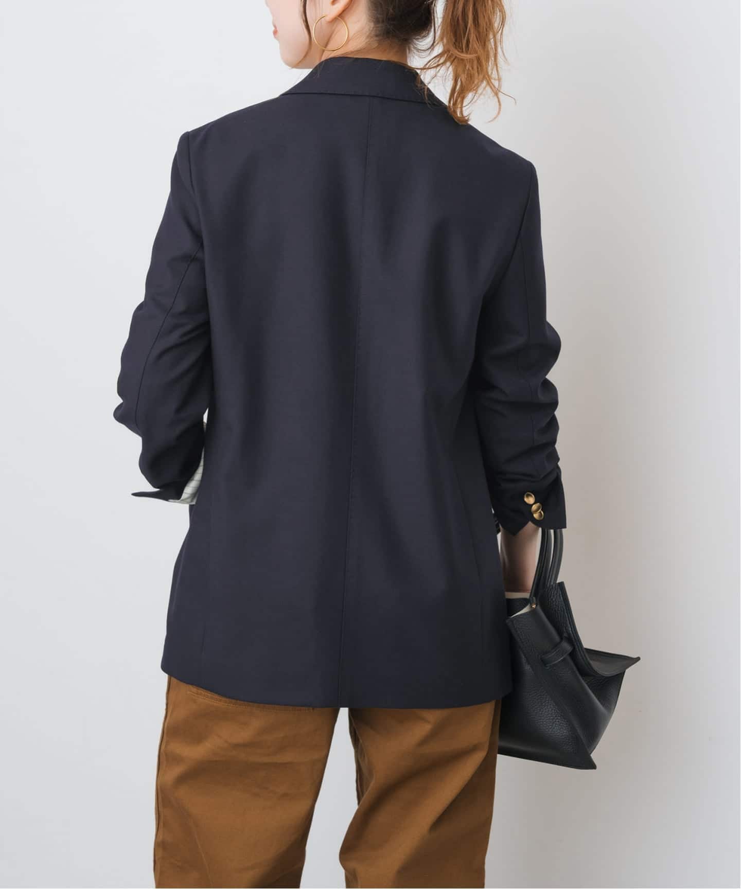 追加》ウールブレンドダブルブレストジャケット（テーラードジャケット