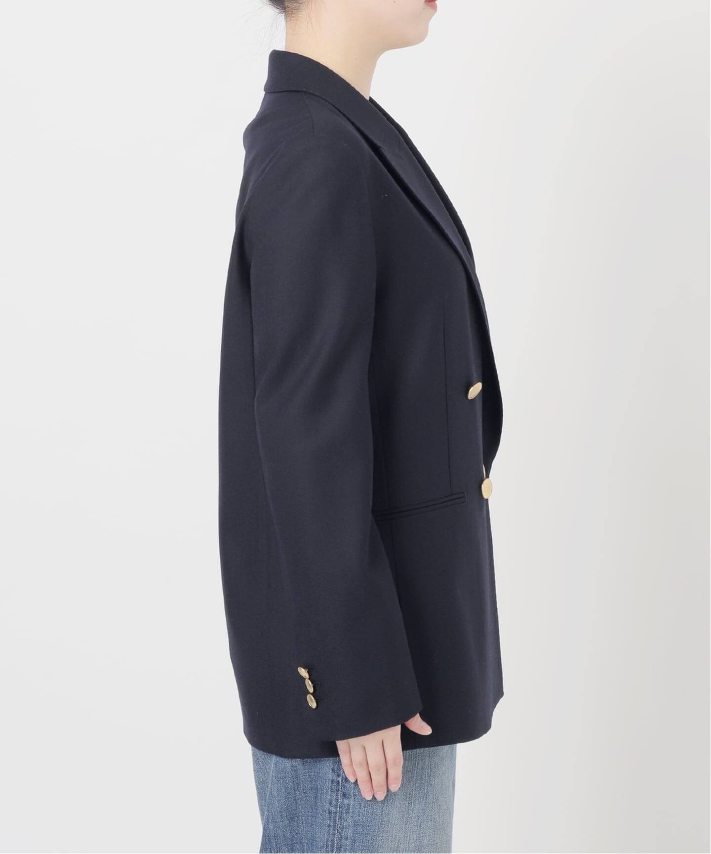 追加予約》ウールブレンドダブルブレストジャケット（テーラード