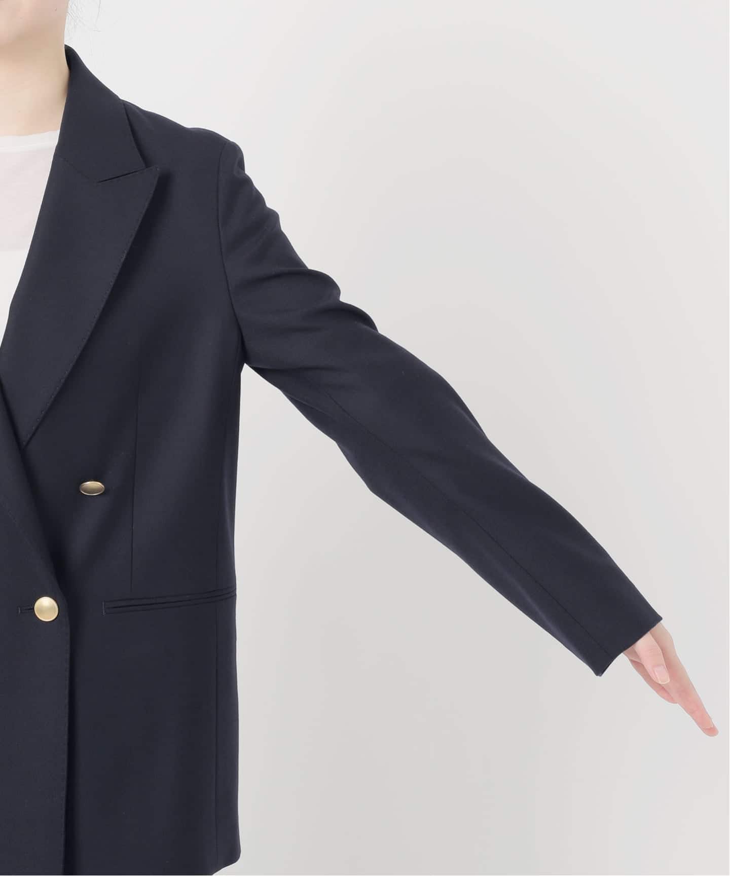 Spick＆Span ライトダブルプレストジャケット 追加予約》ウールブレンドダブルブレストジャケット（テーラード