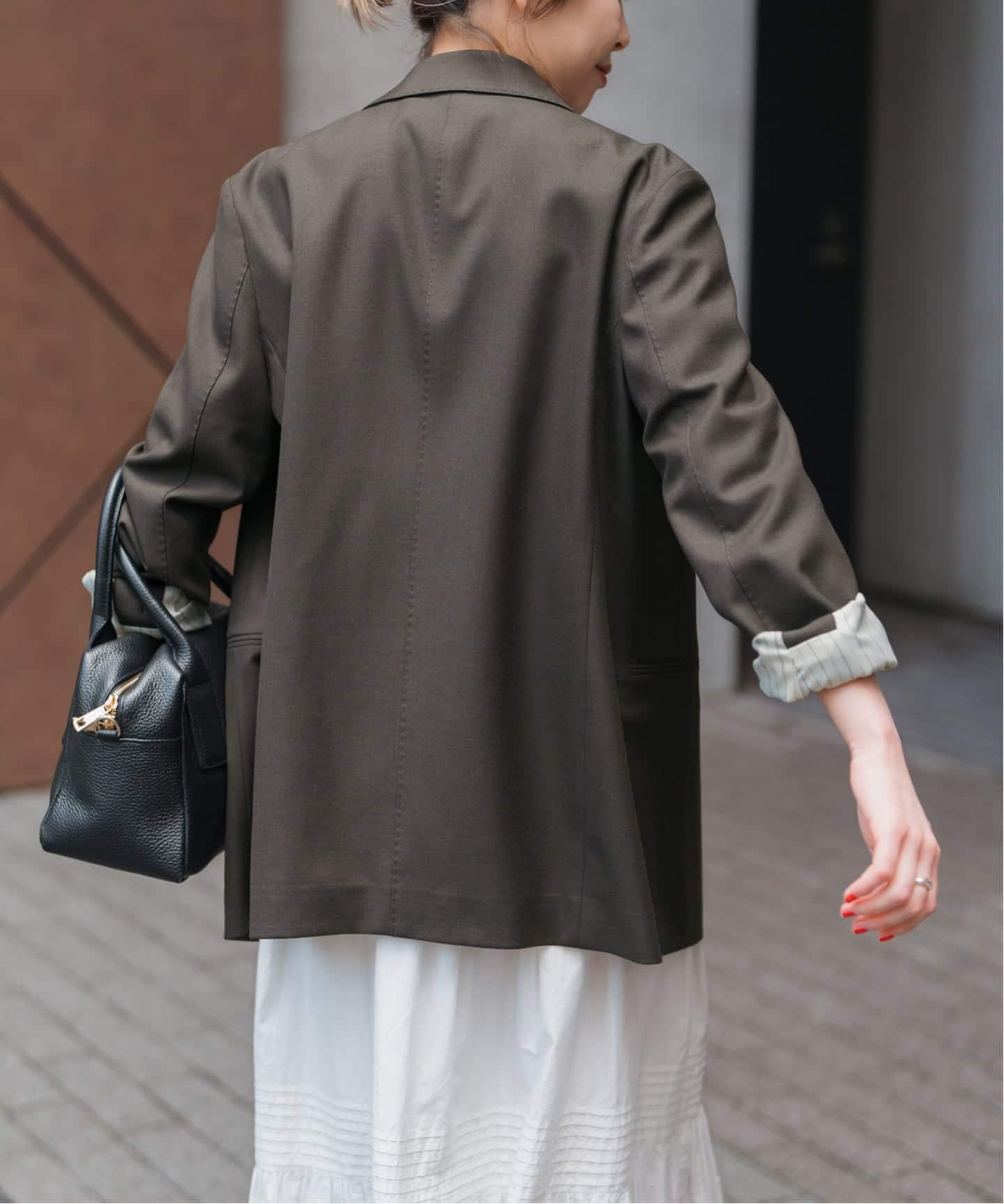 WEB限定 / 追加》ウールブレンドダブルブレストジャケット（テーラード