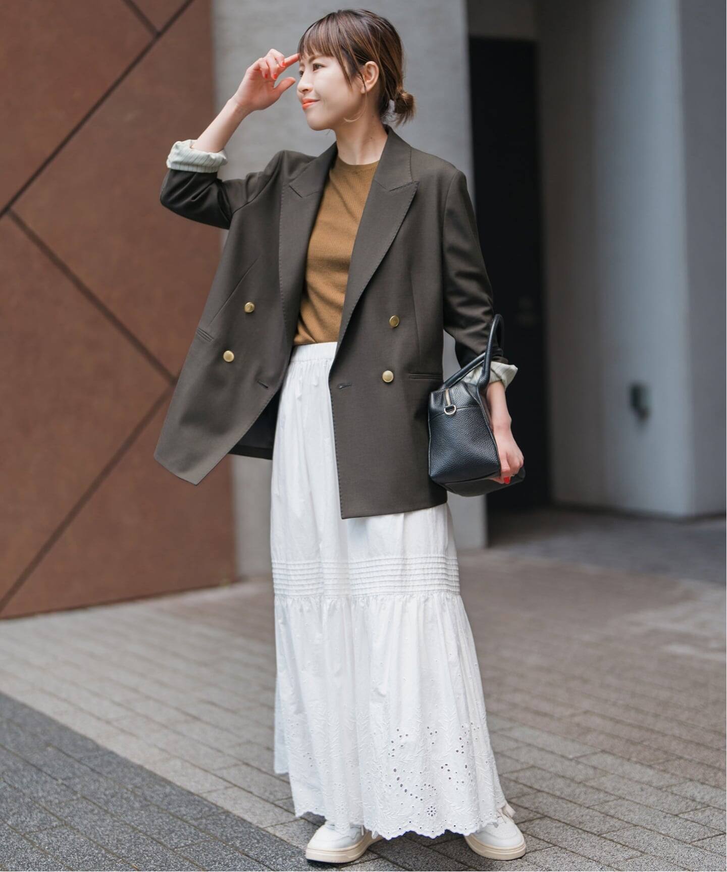 WEB限定 / 追加》ウールブレンドダブルブレストジャケット（テーラード