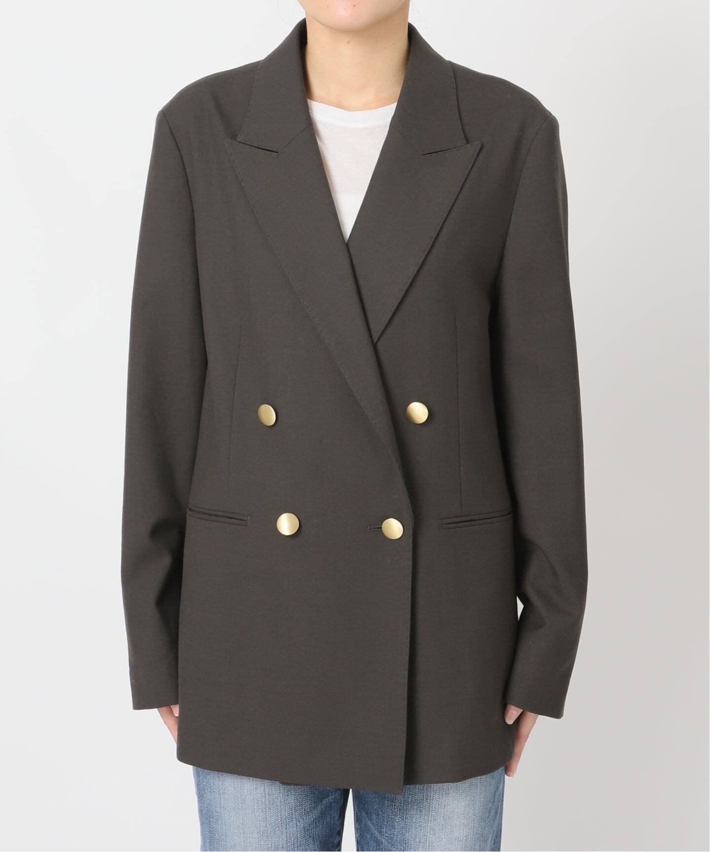 追加WEB限定予約》ウールブレンドダブルブレストジャケット