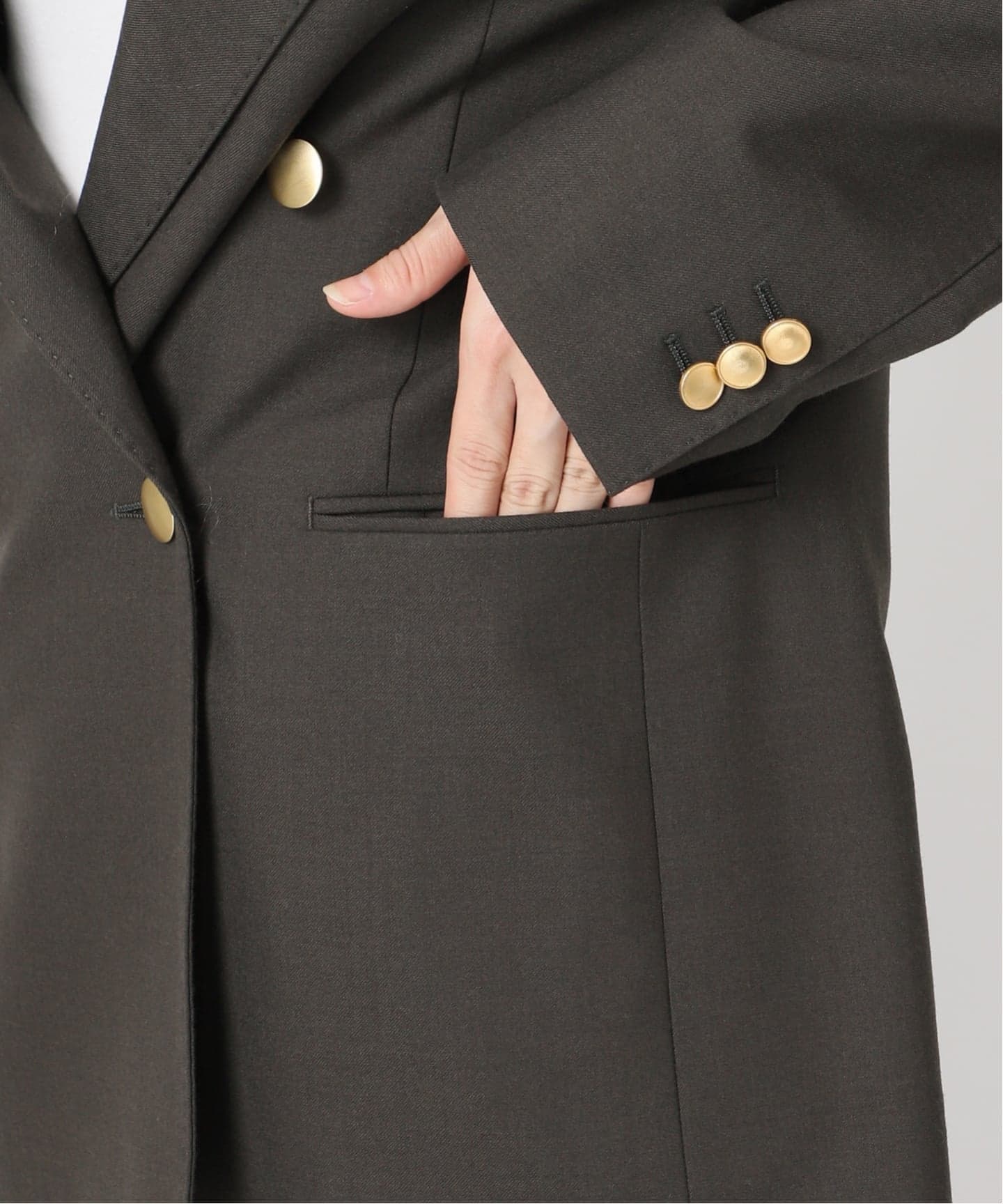 WEB限定 / 追加》ウールブレンドダブルブレストジャケット（テーラード