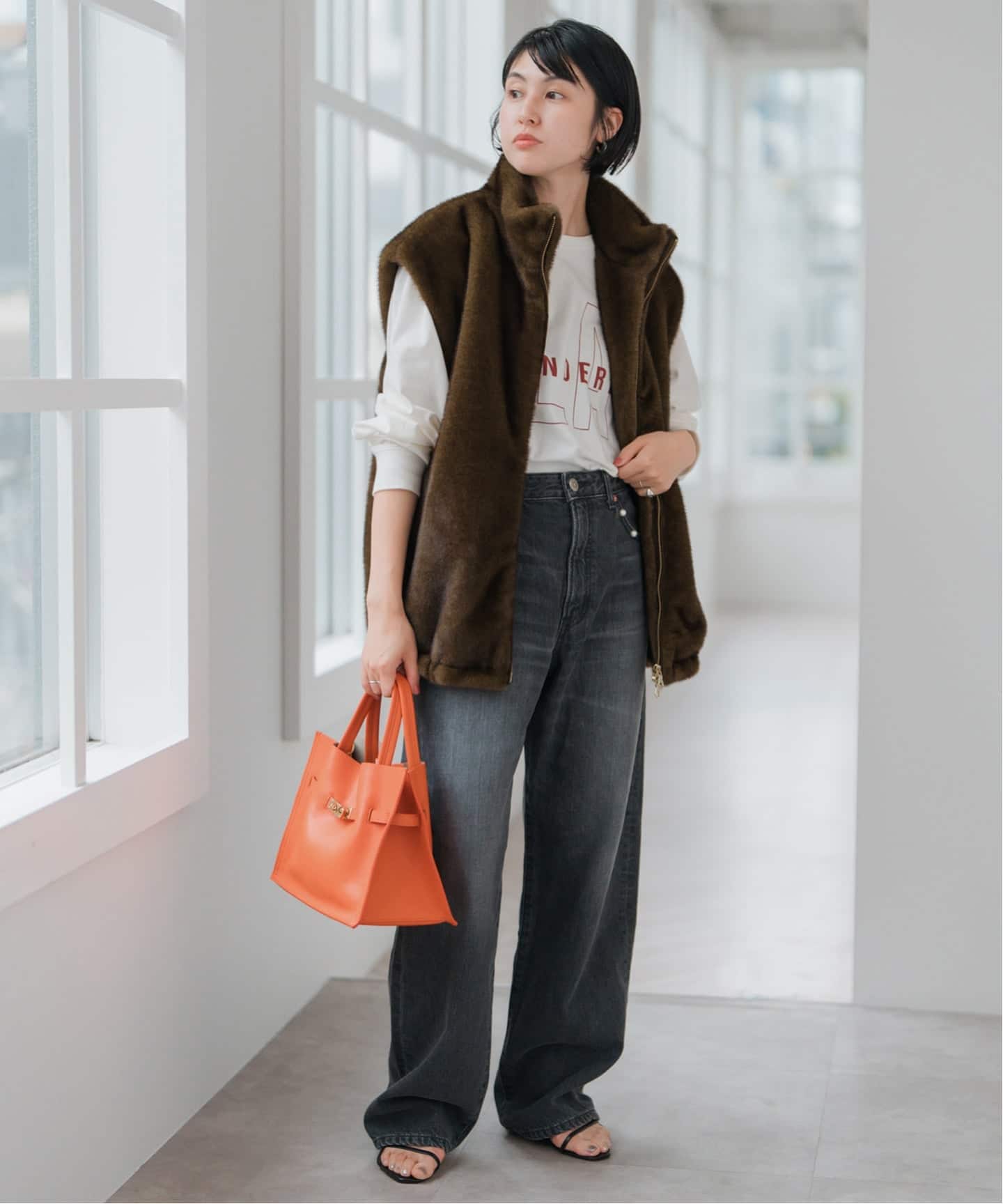 ショートエコファーベスト（ベスト）｜Spick and Span（スピック