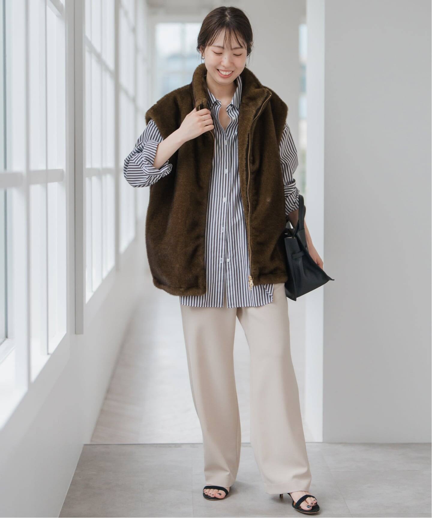 ショートエコファーベスト（ベスト）｜Spick and Span（スピック