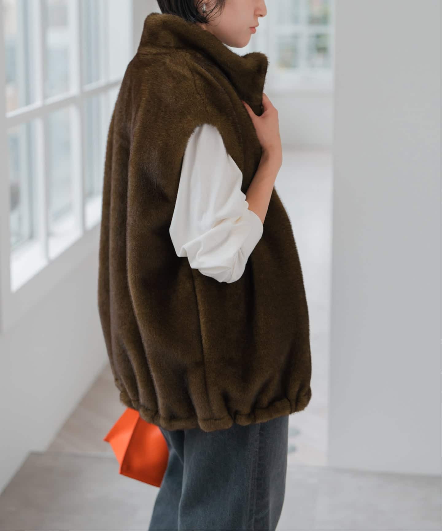 ショートエコファーベスト（ベスト）｜Spick and Span（スピック