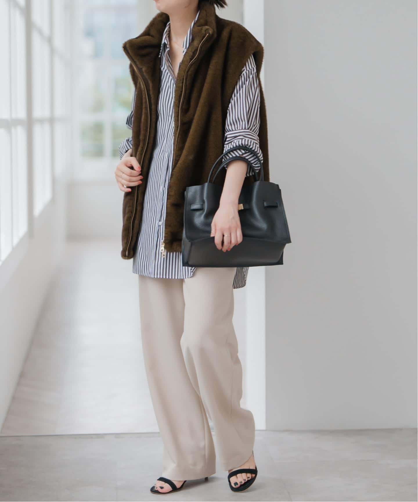 ショートエコファーベスト（ベスト）｜Spick and Span（スピック