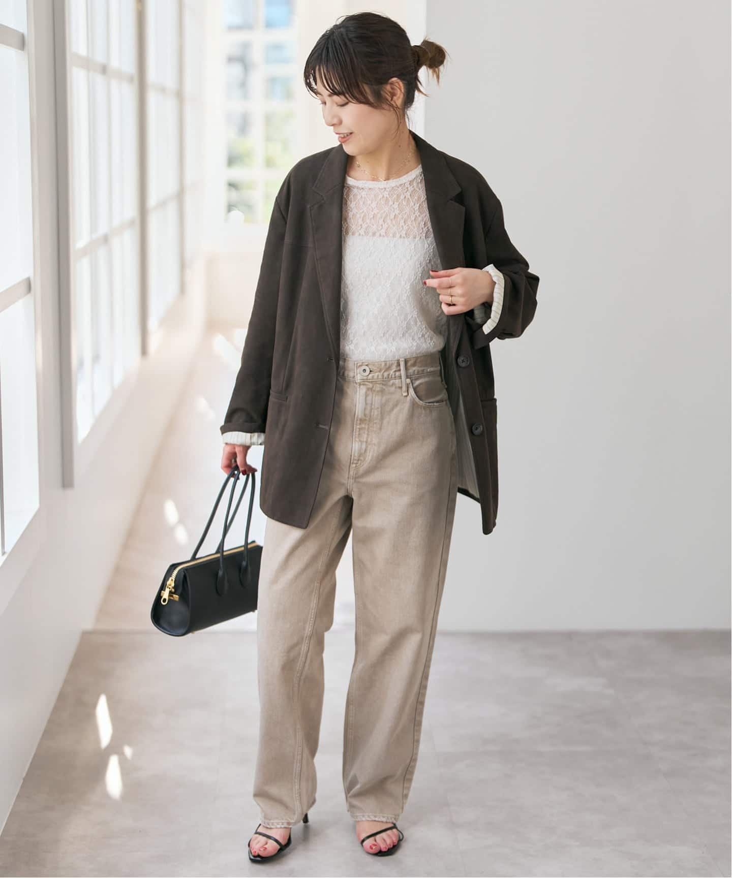 フェイクスエードジャケット（テーラードジャケット）｜Spick and Span