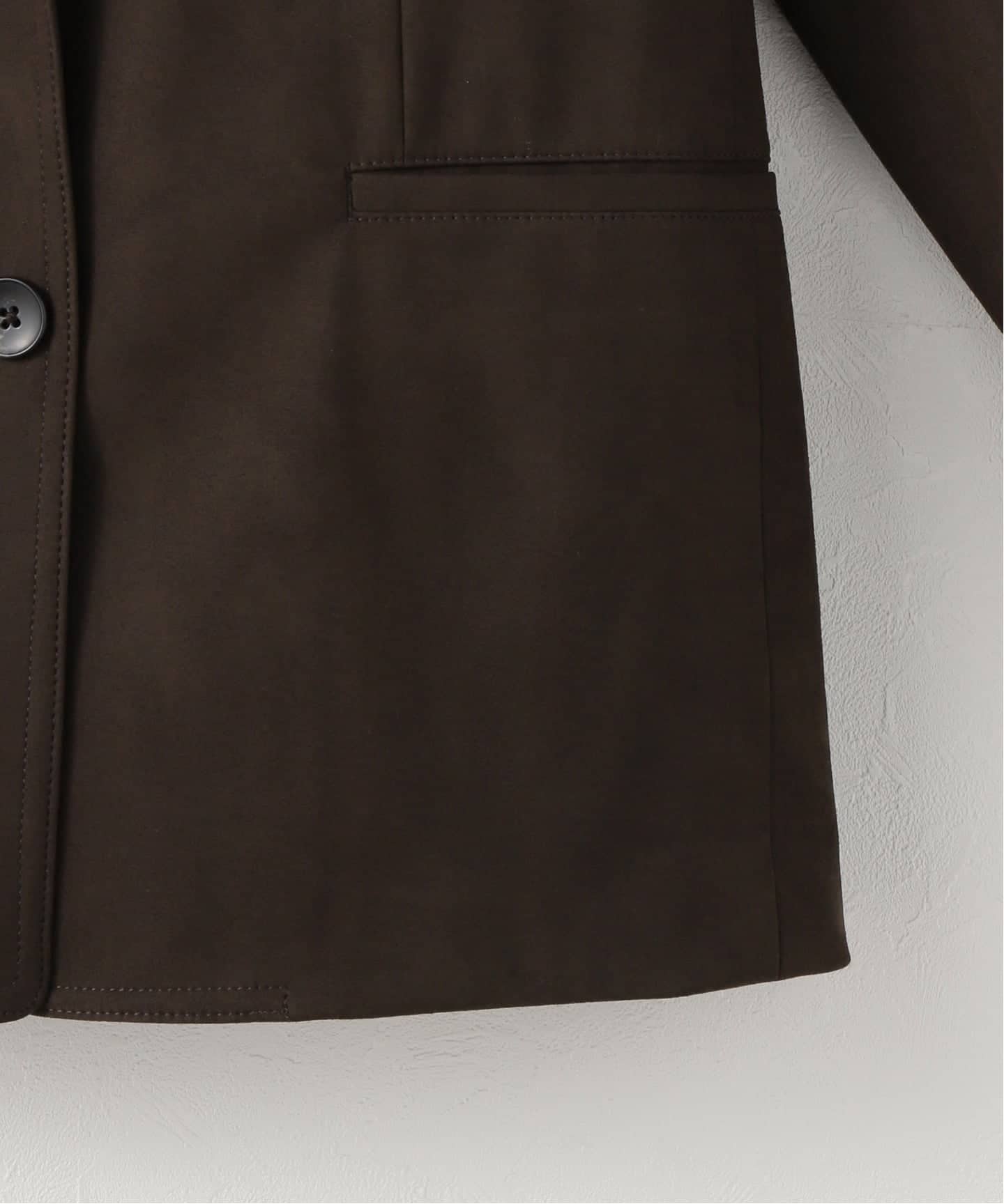spick＆spanフェイクスエードオープンカラージャケット36サイズ Spick & Span｜《追加》フェイクスエードオープンカラージャケット