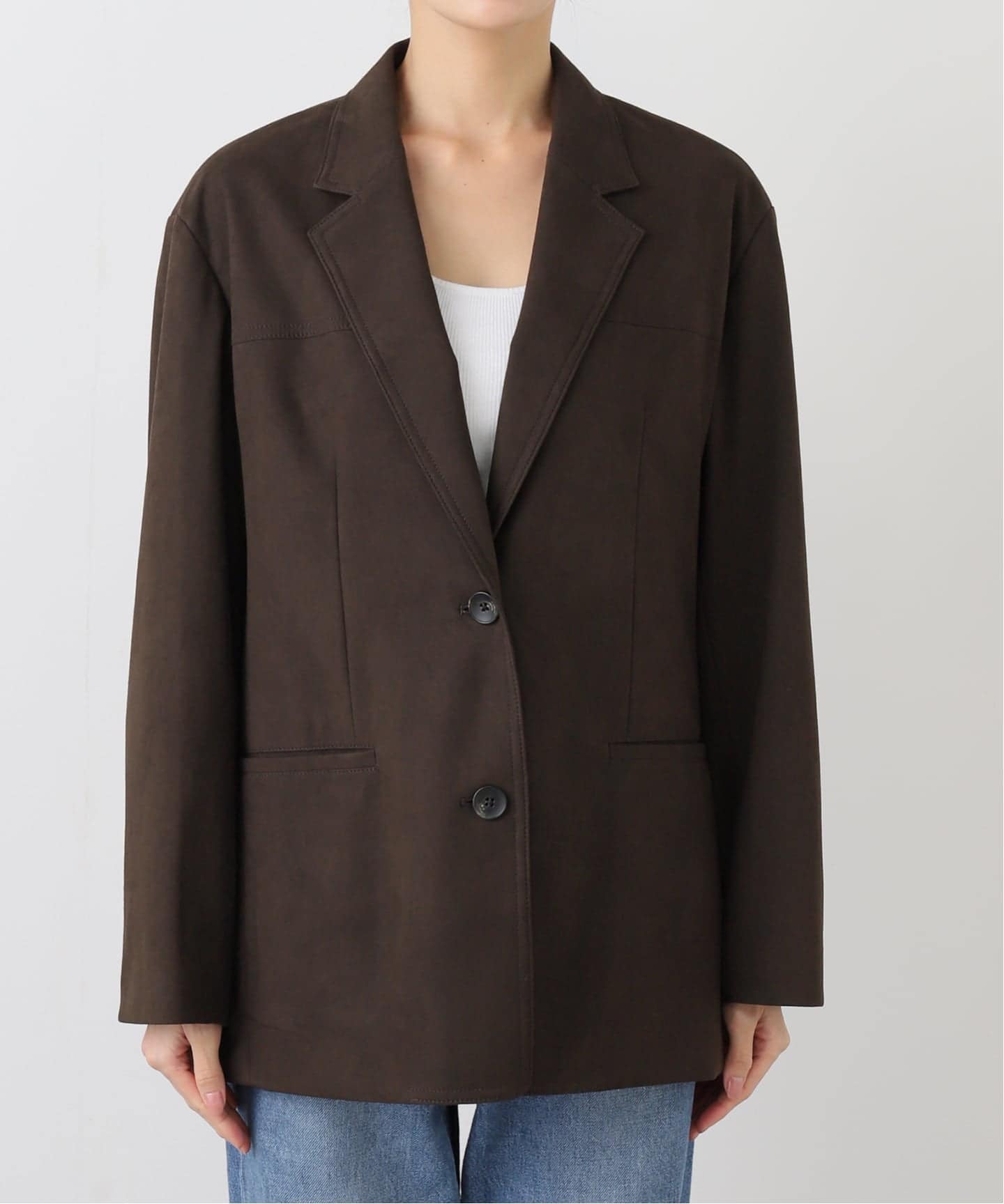 フェイクスエードジャケット（テーラードジャケット）｜Spick and Span