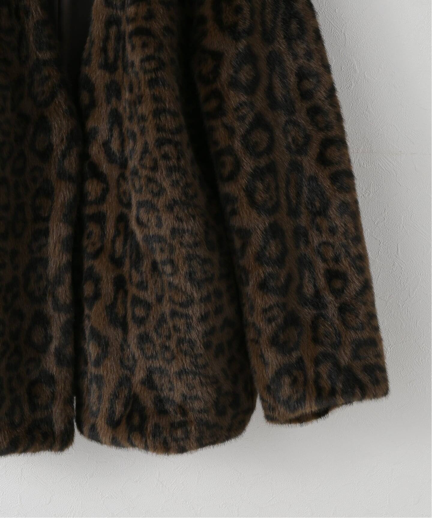 レオパードファージャケット（その他ブルゾン／アウター）｜Spick and