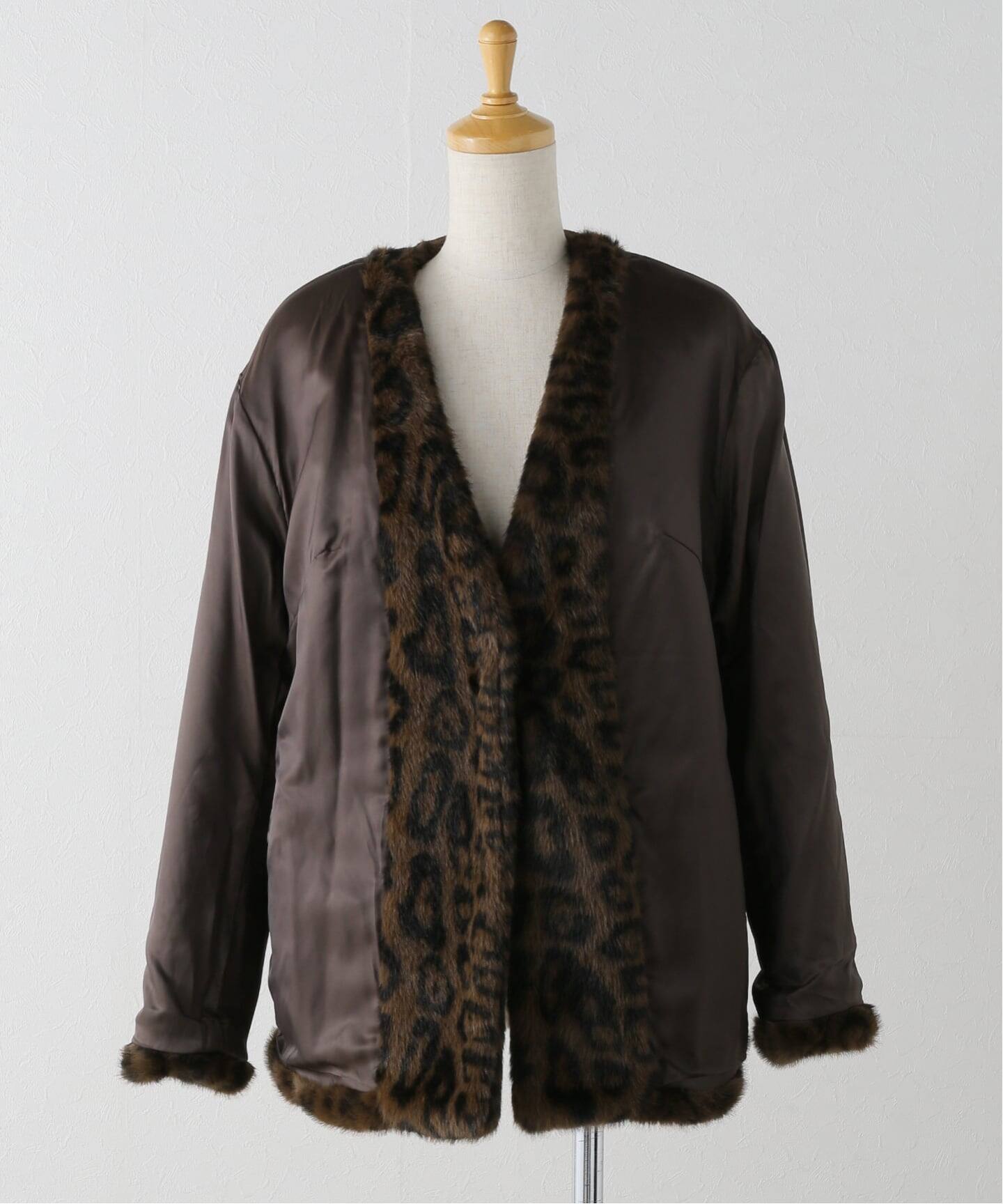 レオパードファージャケット（その他ブルゾン／アウター）｜Spick and