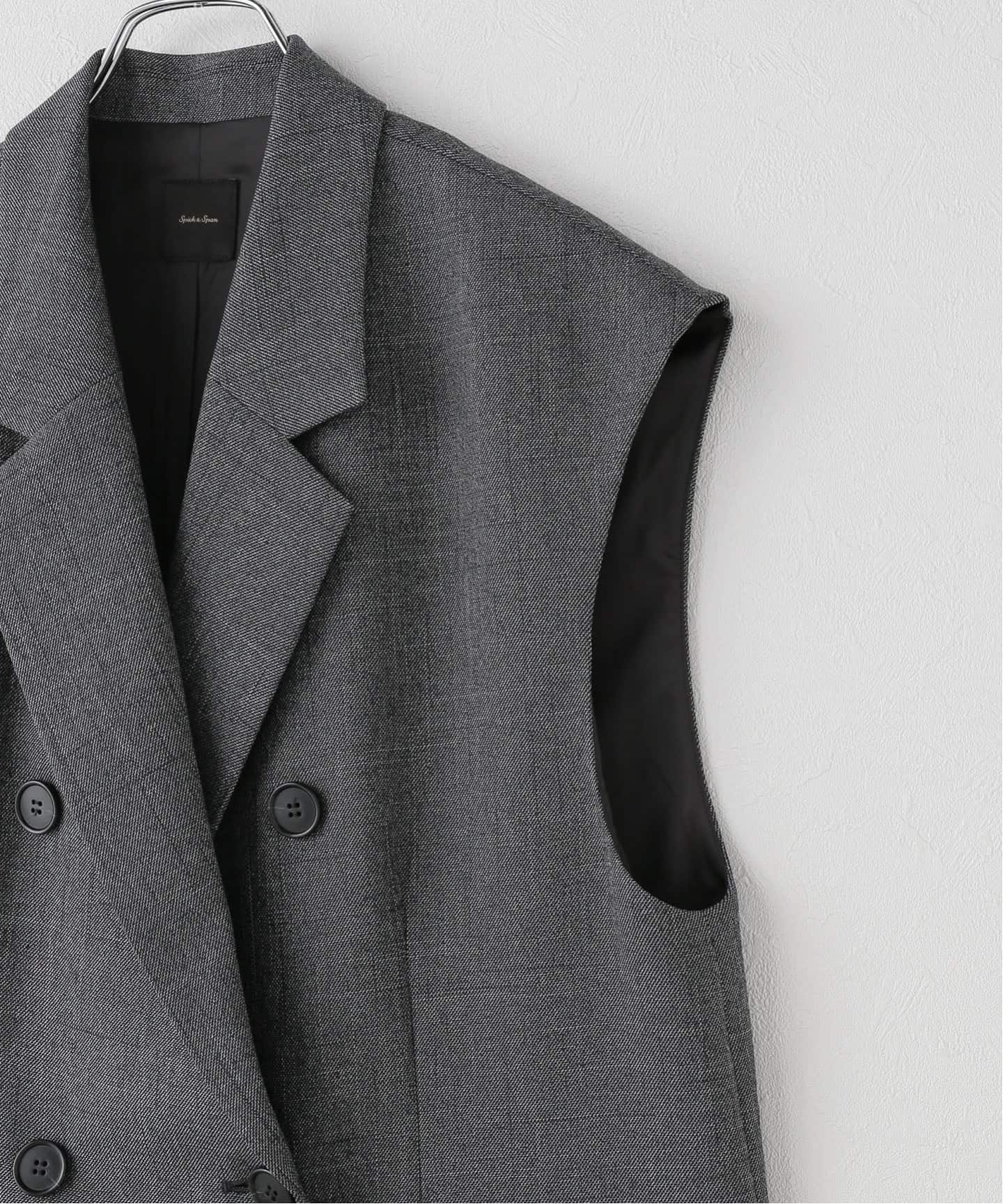 カラーミックスツィードダブルブレストジレ（ジレ）｜Spick and Span