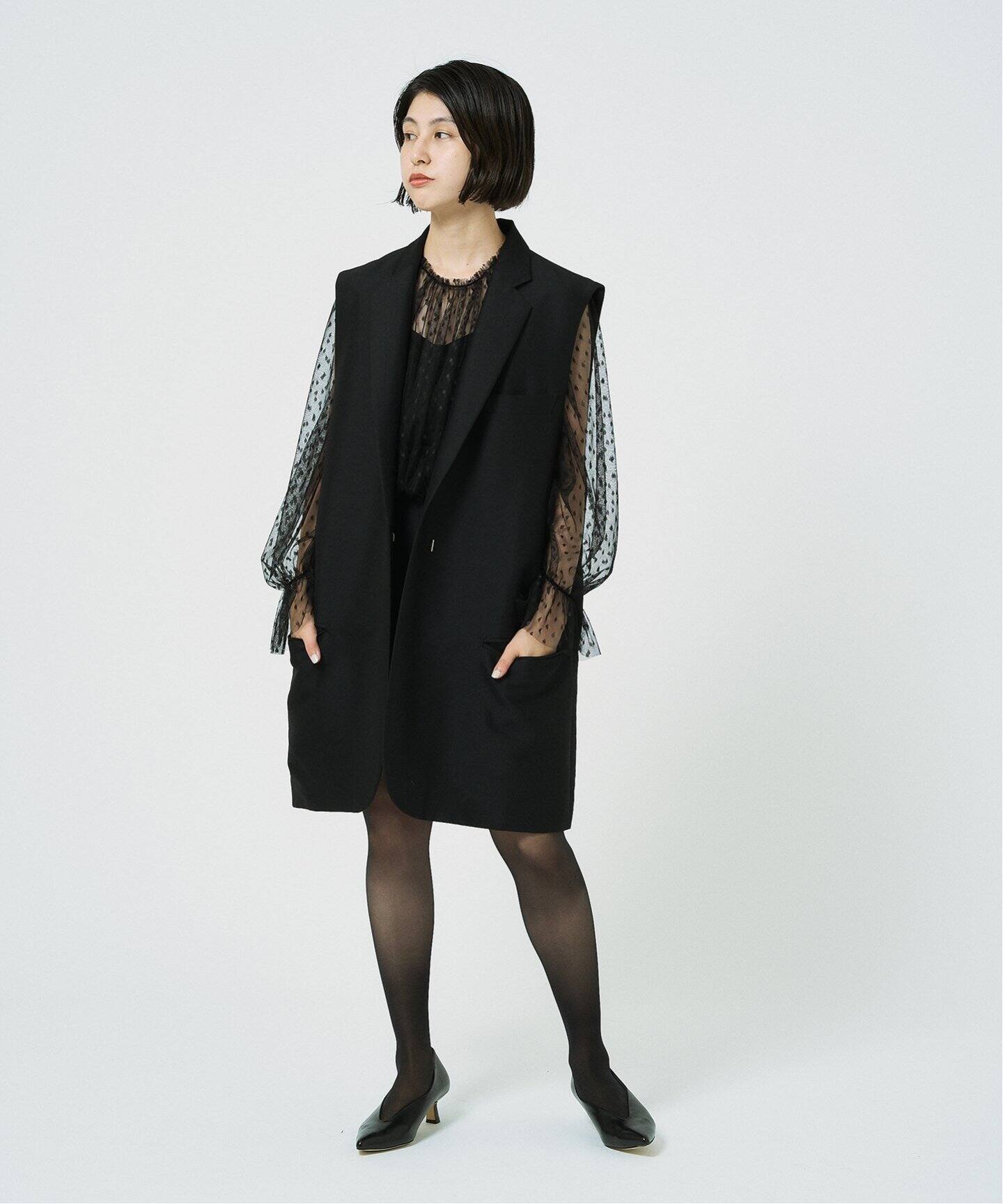 お値下げ‼️ella_selectshop ジレ 楽天市場】ジレ レディース ロング 大きいサイズ トップス