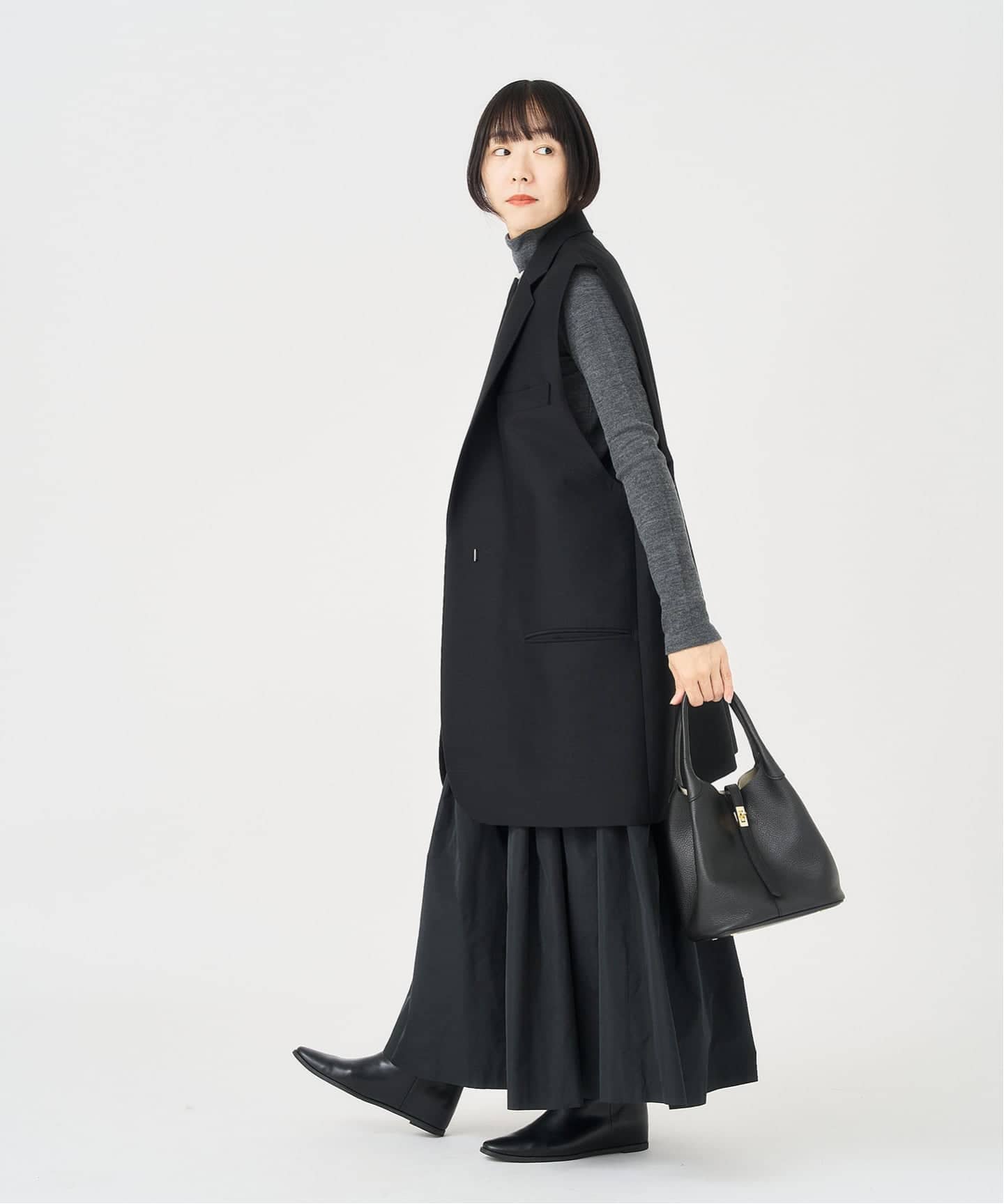 追加2》TW二重織オーバーサイズベスト（ジレ）｜HARDY NOIR